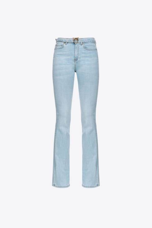 PINKO Women's Jeans → Straight, Carrot-Fit, High-Waist, Skinny