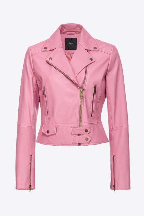 Shop → Women\'s Jackets Leather PINKO online!