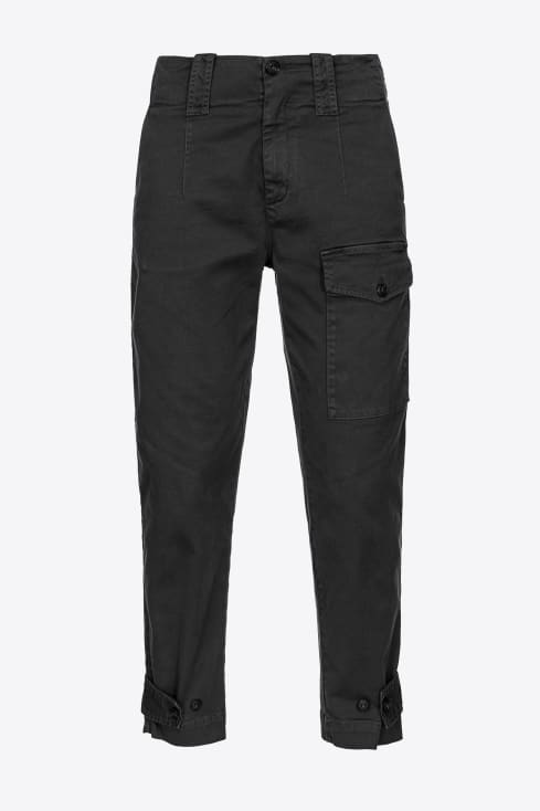 Women's Black Casual Trousers