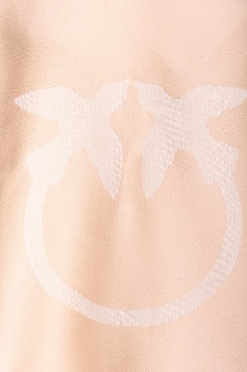 Pinko women's scarf with monogram Buganville