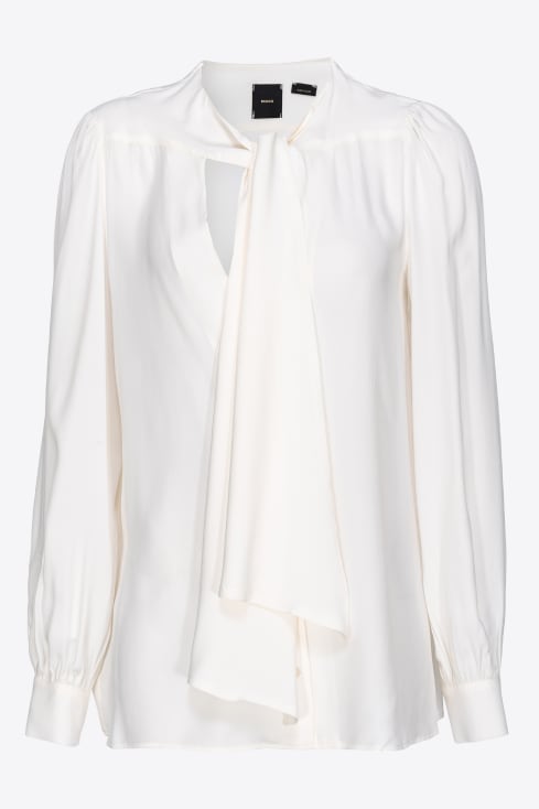 Silk chiffon bodysuit PINKO → Shop Online