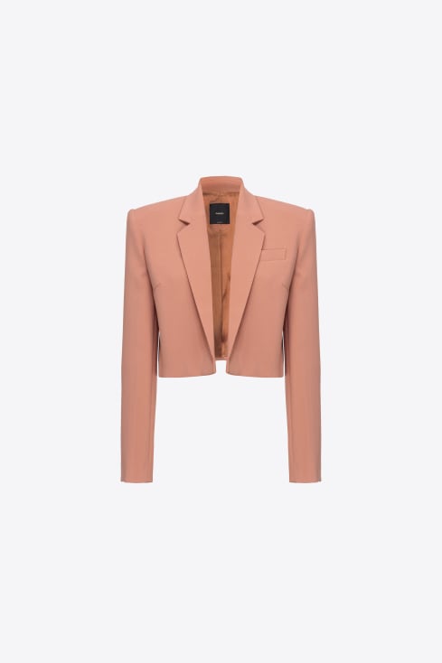PINKO double-breasted crepe blazer - Brown
