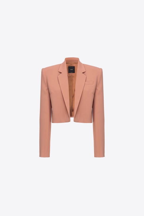 PINKO double-breasted crepe blazer - Brown