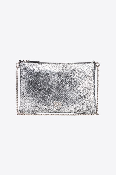 PINKO: clutch for woman - Denim  Pinko clutch 100252A1BT online