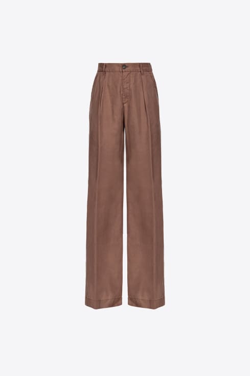 Pants PINKO Woman color Camel