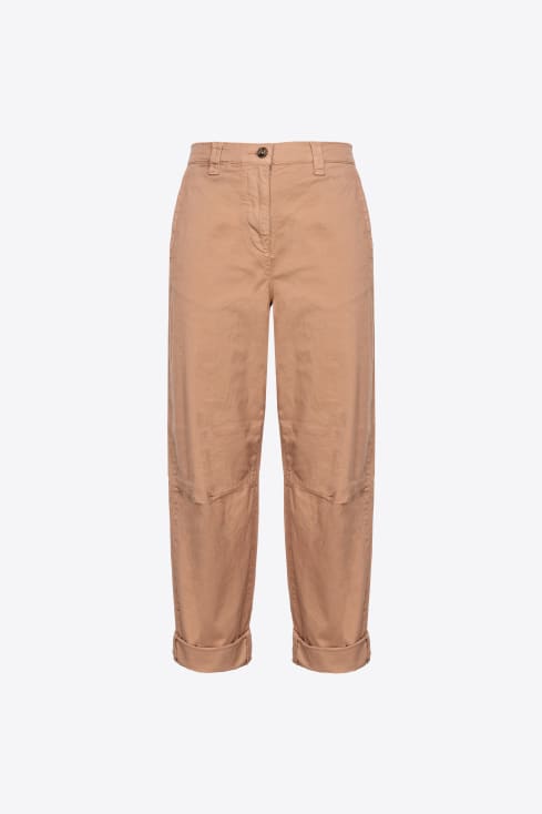 Pants PINKO Woman color Beige