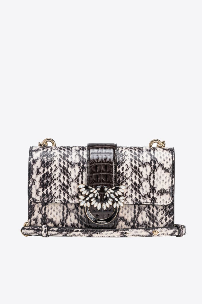 Mini Love Bag One Rettile E Cocco Pinko Galleria