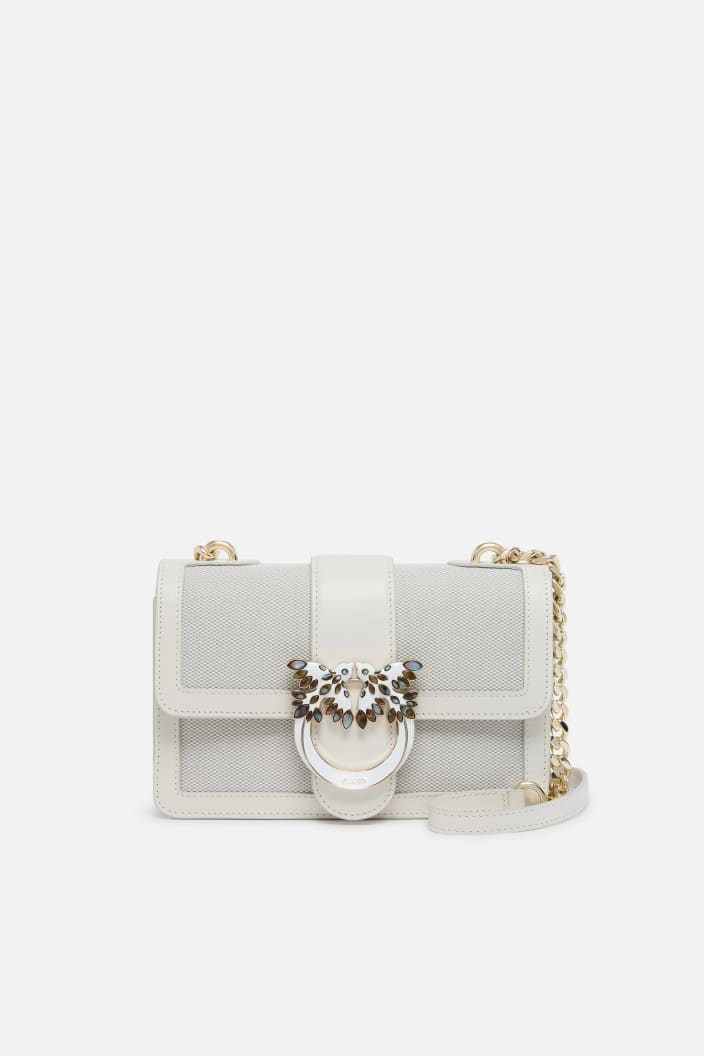 Мини-Сумка Кросс-Боди Love Bag С Кожаной Окантовкой