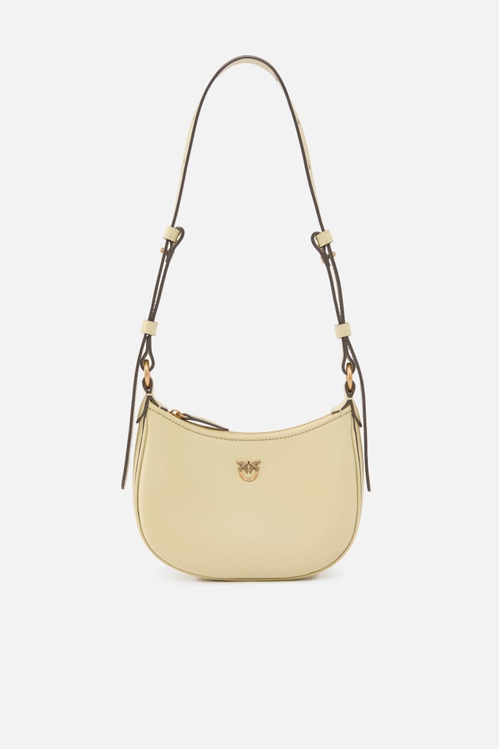 Bolso De Hombro Baby Half Moon De Piel