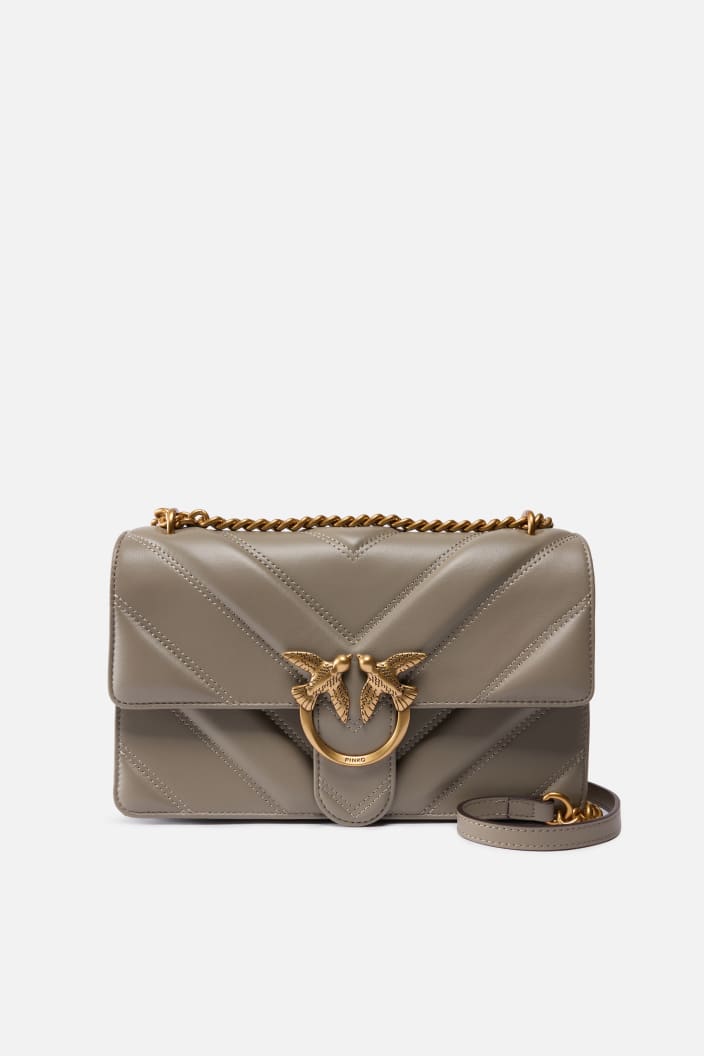 Love Bag One Light 人字纹纳帕皮革中号手袋