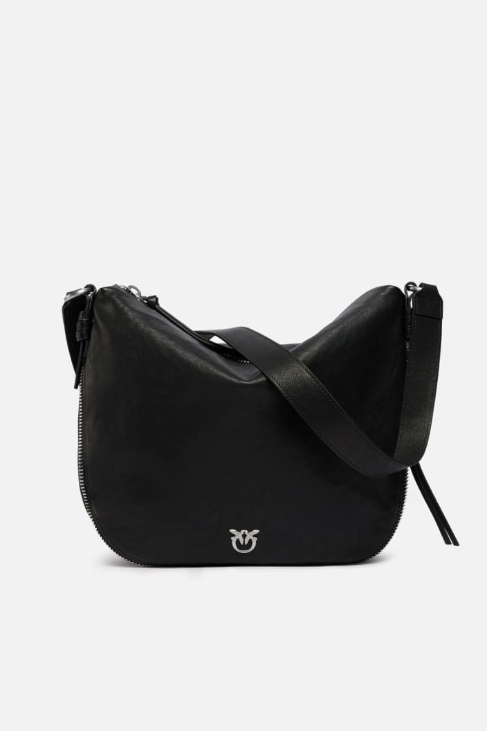 Кожаная Сумка Хобо На Плечо Среднего Размера С Логотипом Love Birds