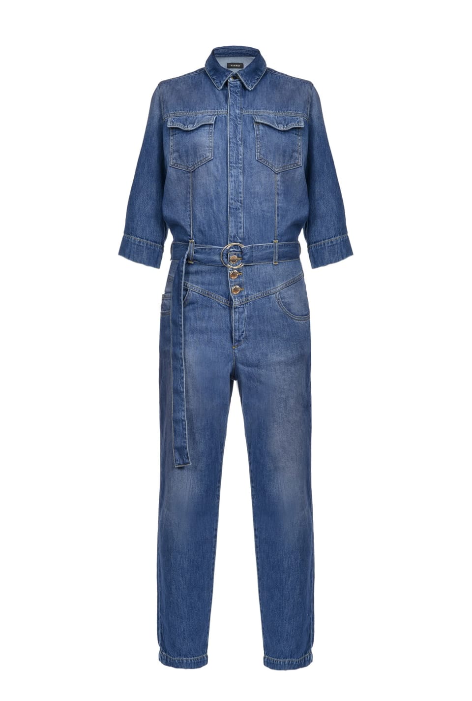 pinko denim jumpsuit