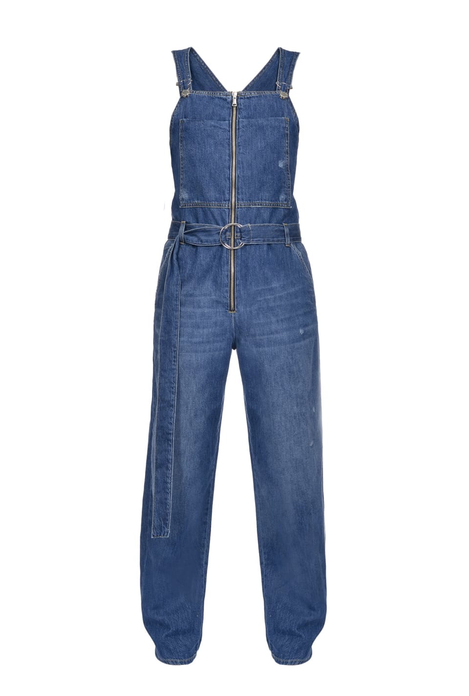 denim dungaree jumpsuit