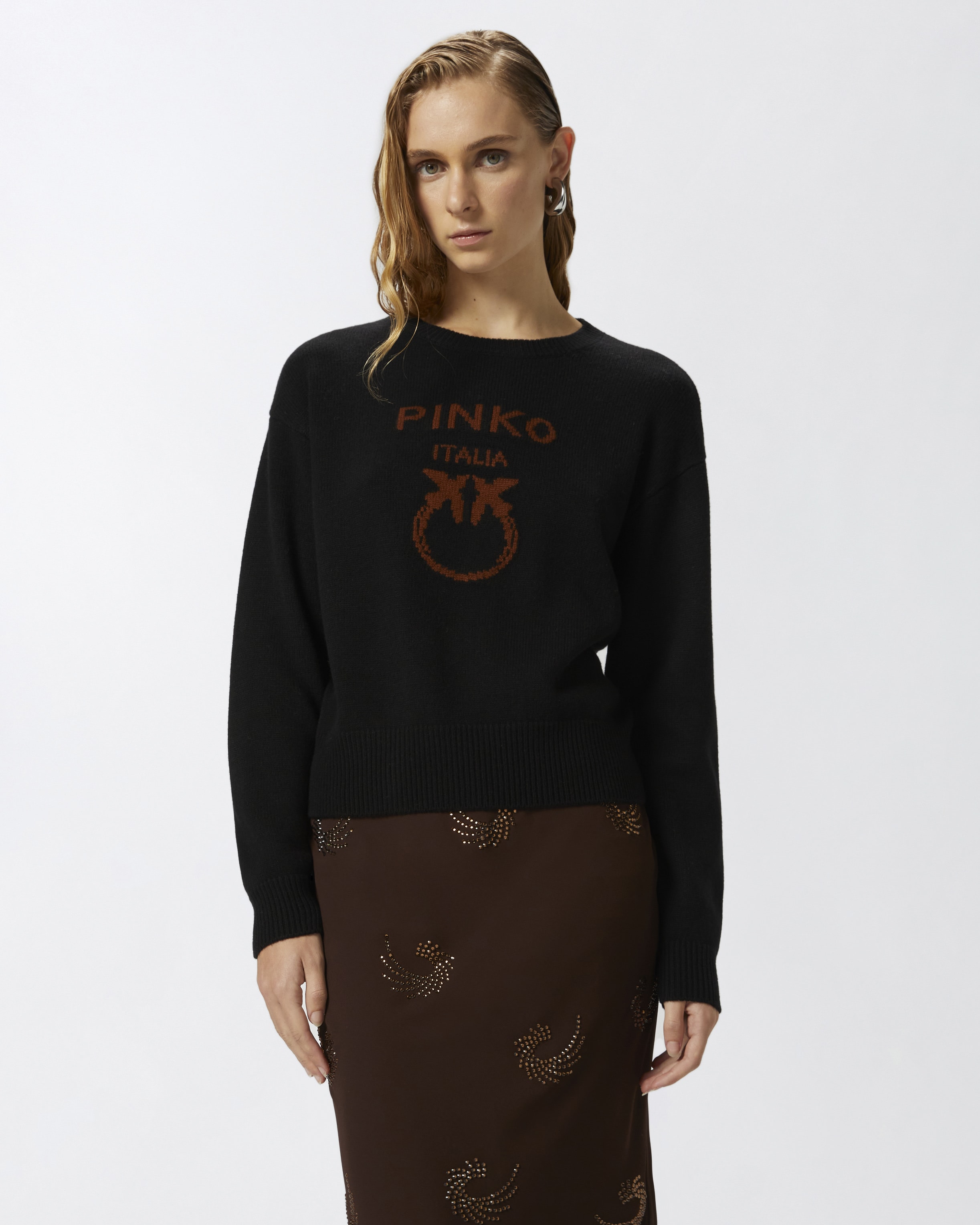 PINKO Love Birds pullover PINKO Shop Online
