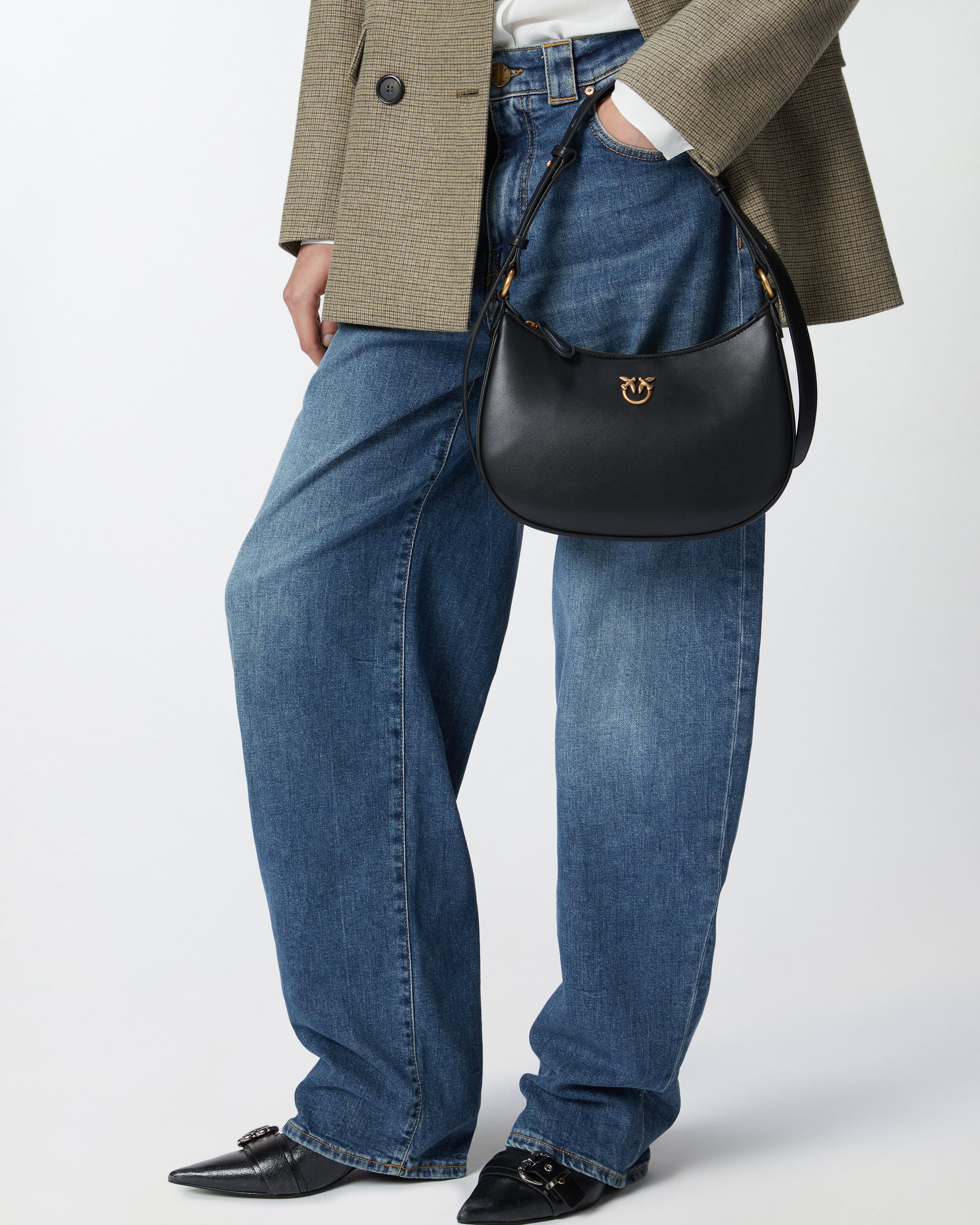 【送料無料（一部地域を除く）】 Moon Half Bag Love Mini Simply Online Shop → PINKO バッグ