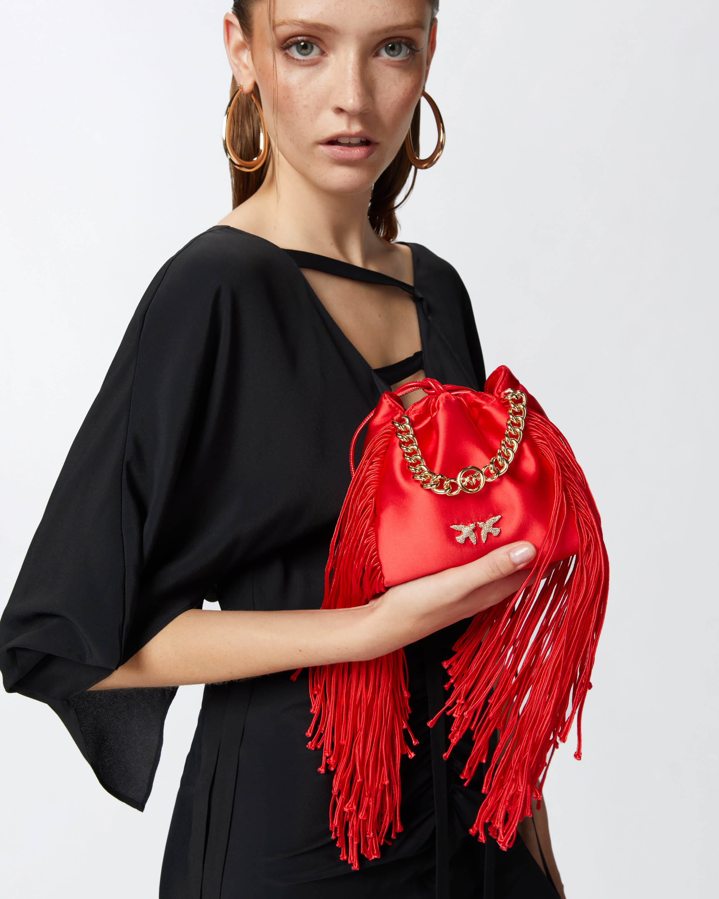 Borsa pinko con frange discount
