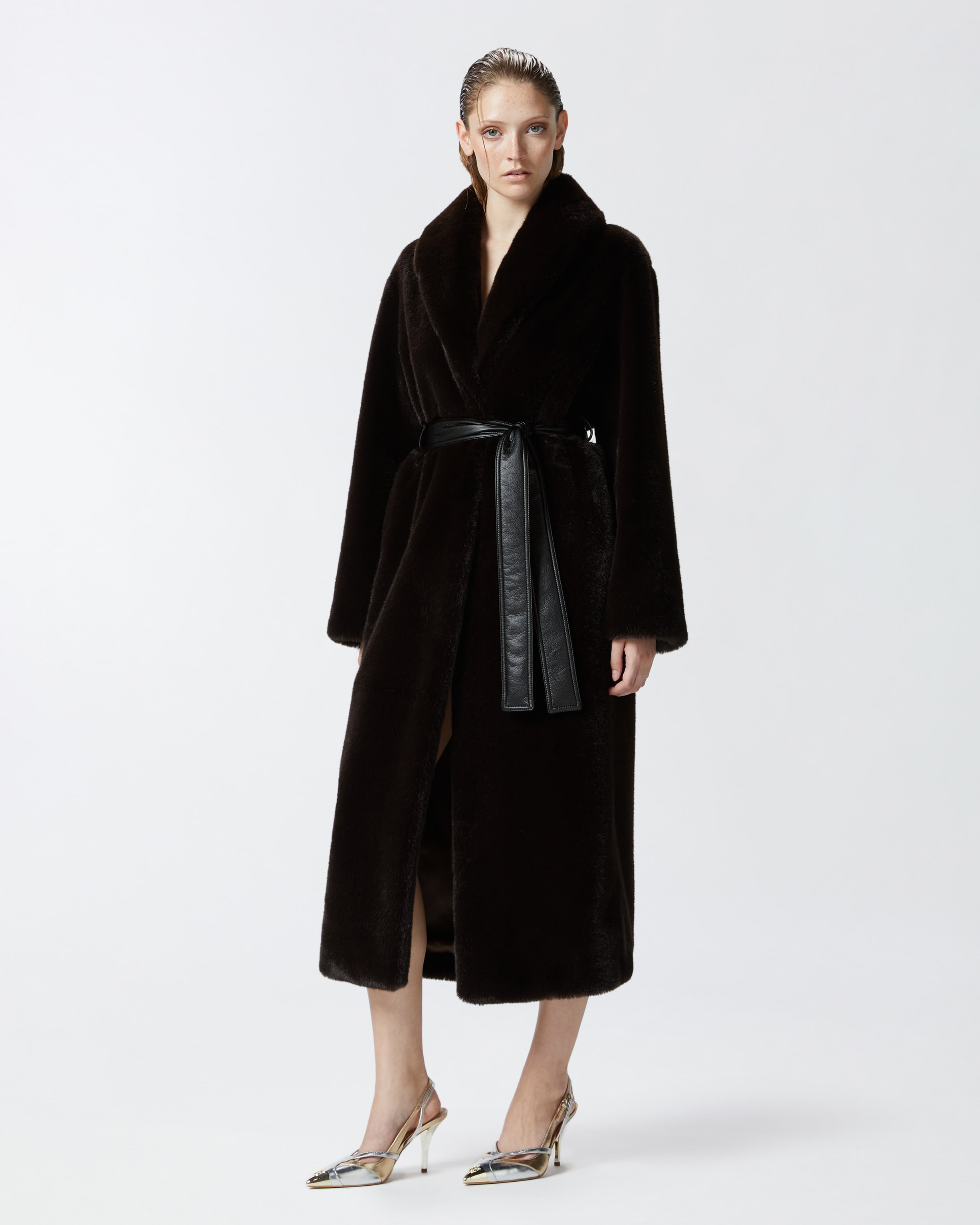 Pinko fur coat new arrivals
