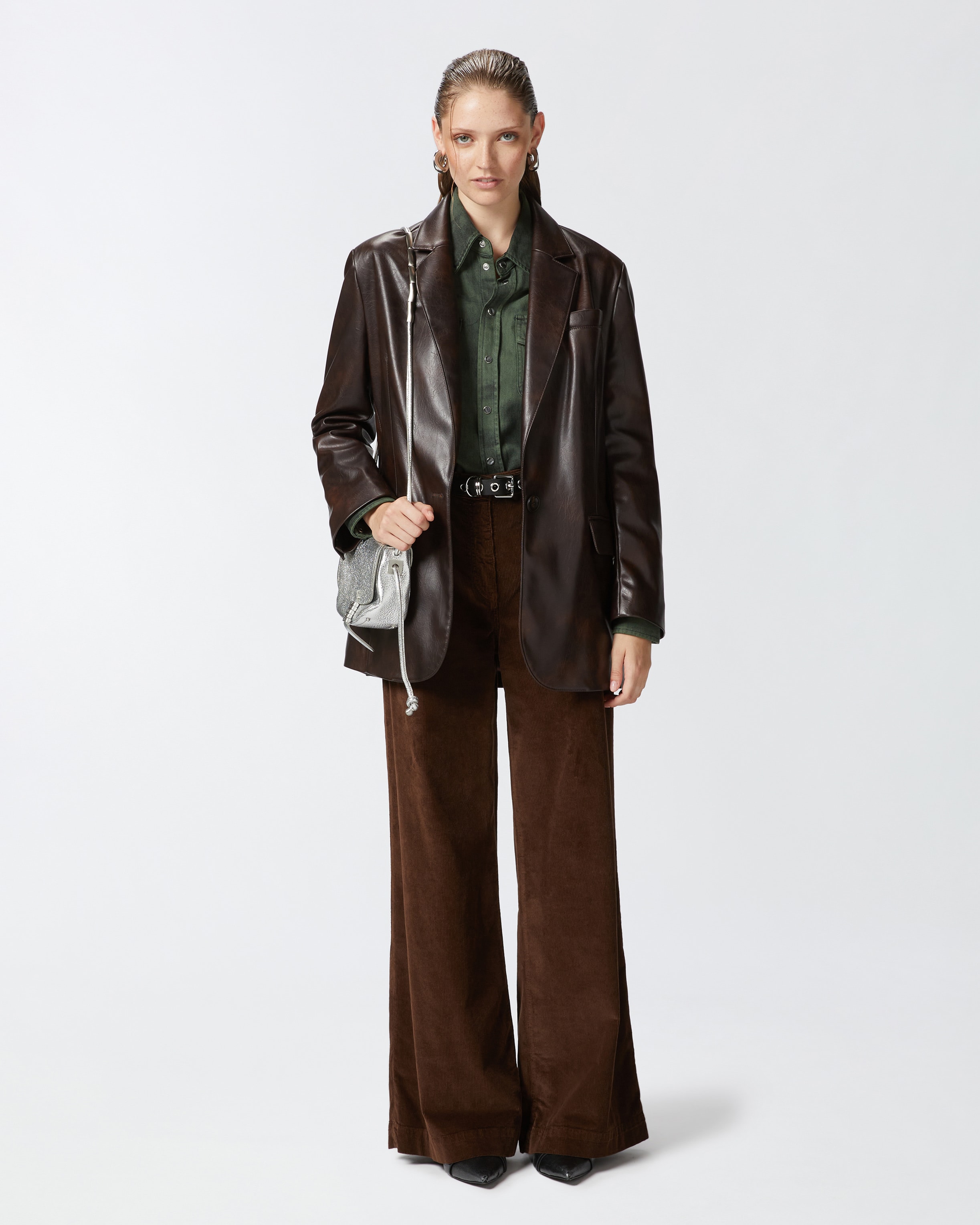 Pinko pantaloni palazzo best sale