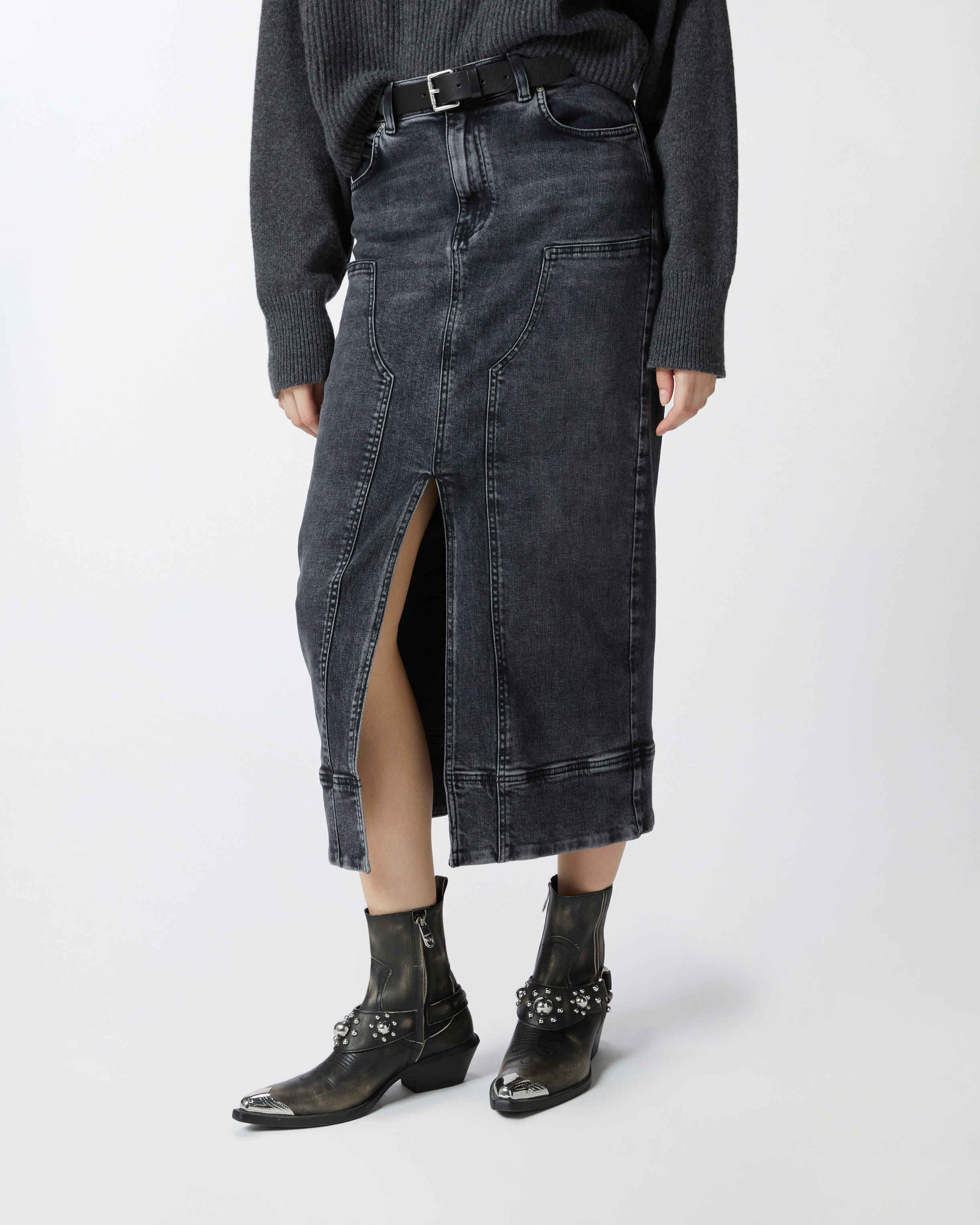 Gonna jeans pinko outlet