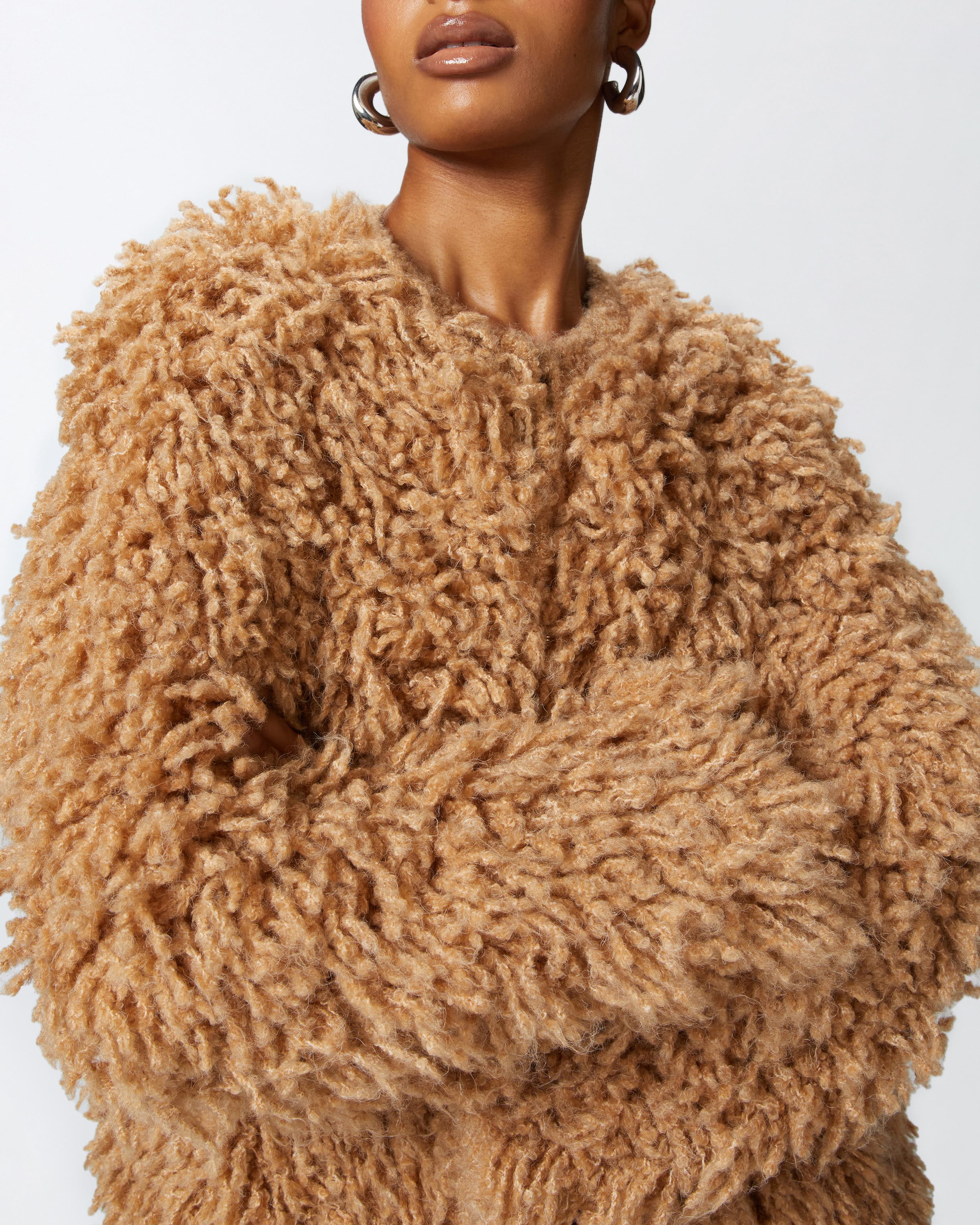 Pinko fur coat best sale
