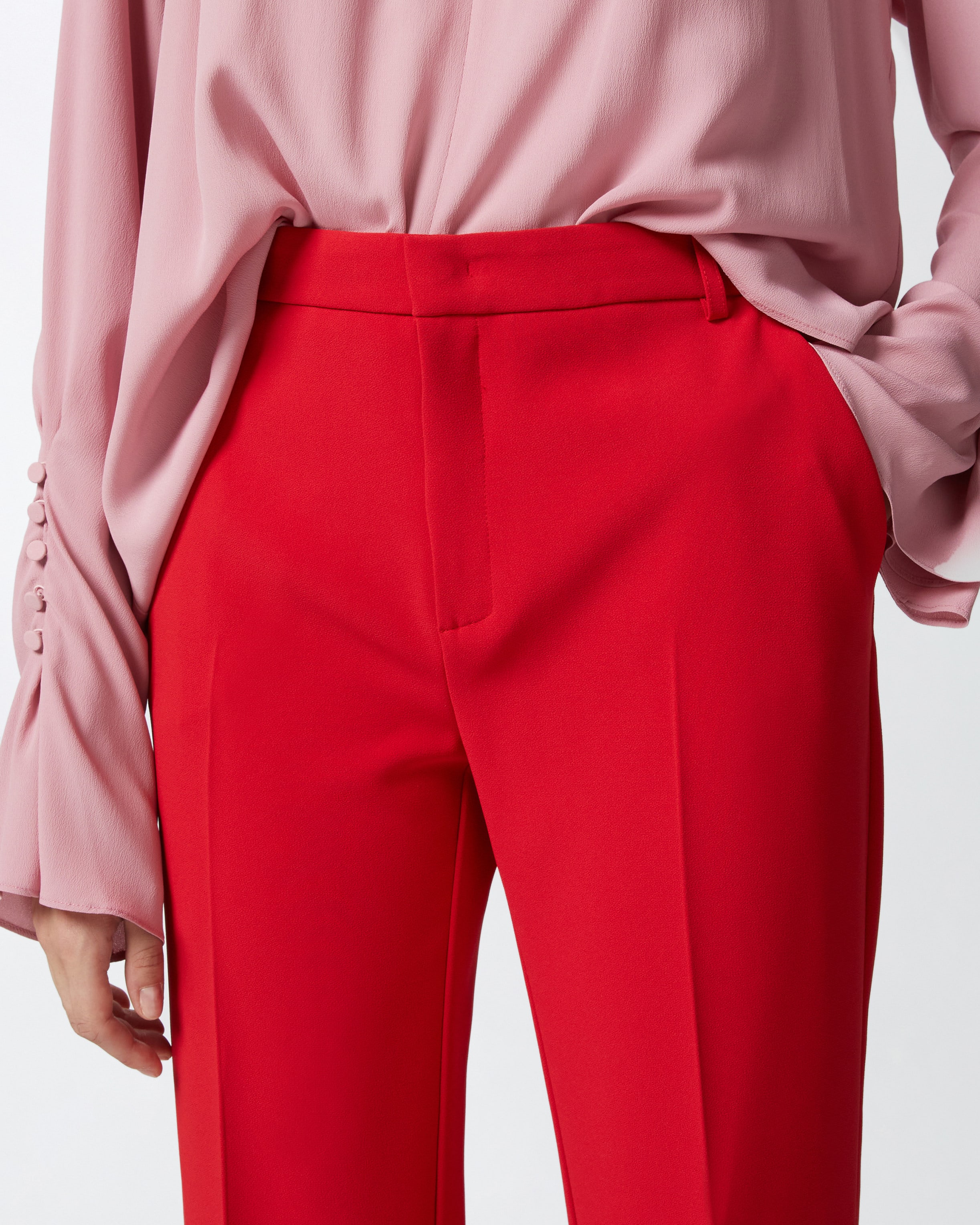 Pantaloni leggermente a zampa best sale