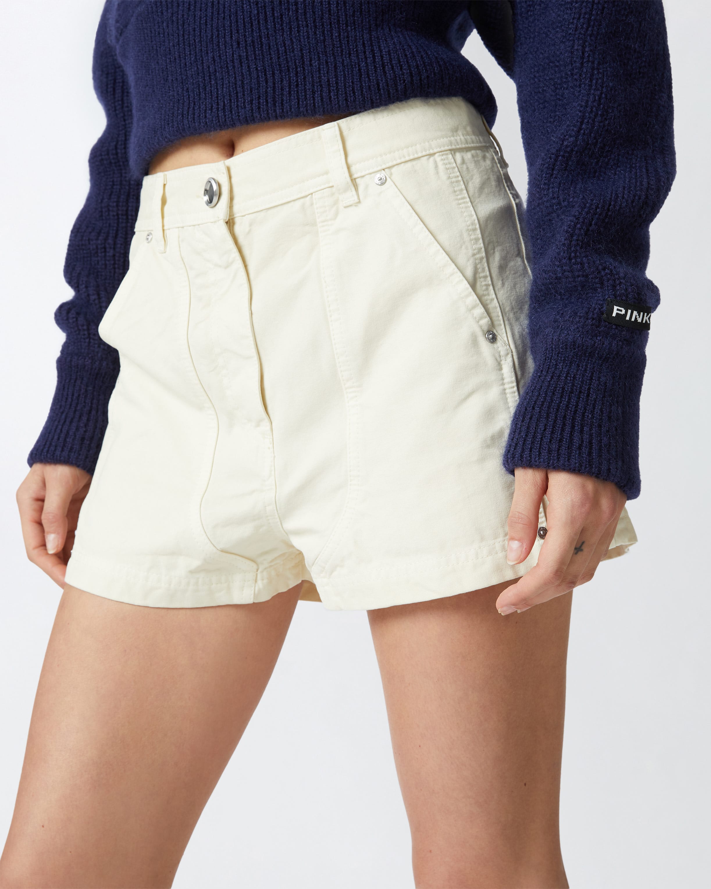 Cotton shorts with pockets hotsell