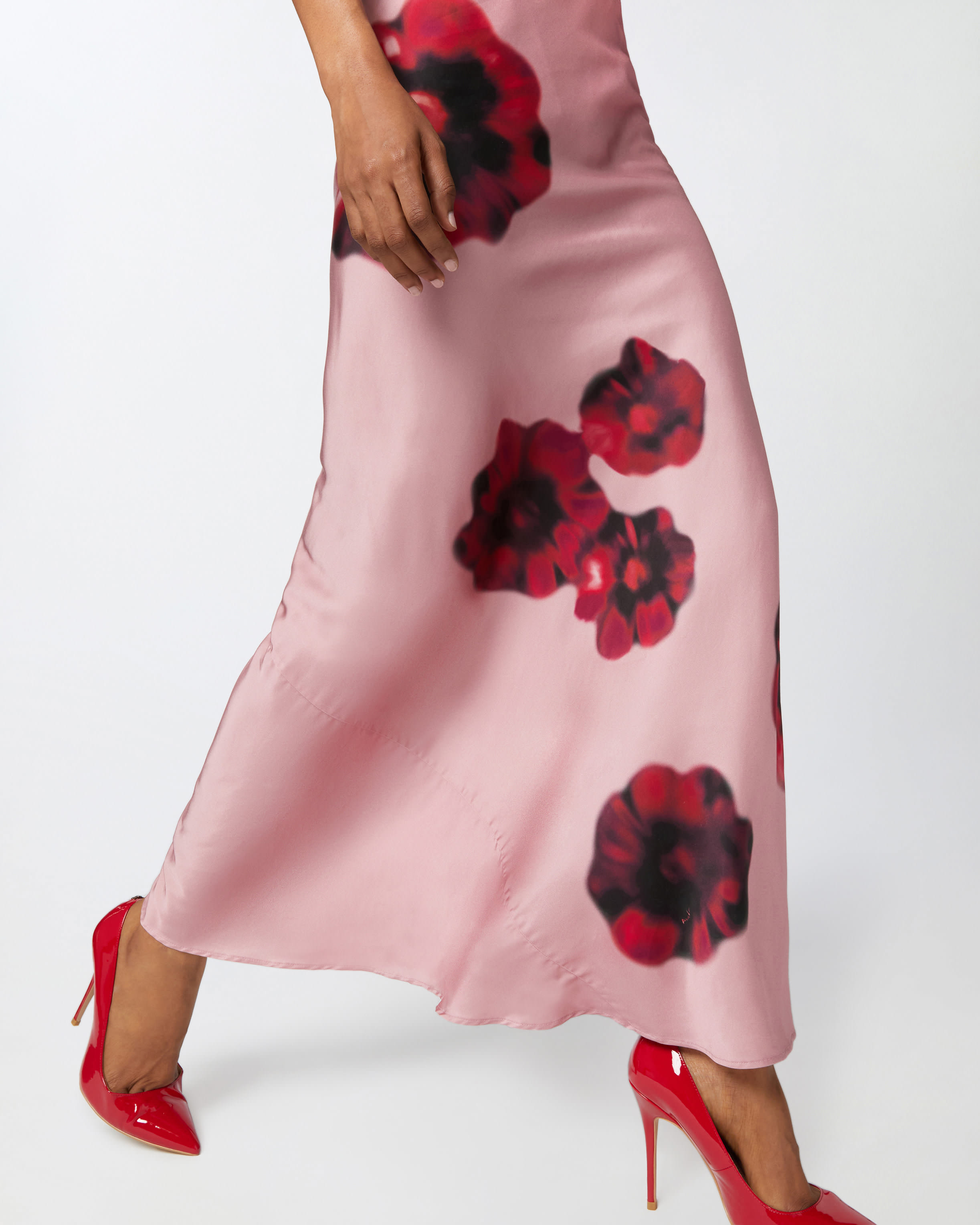 Pinko floral pencil skirt shop