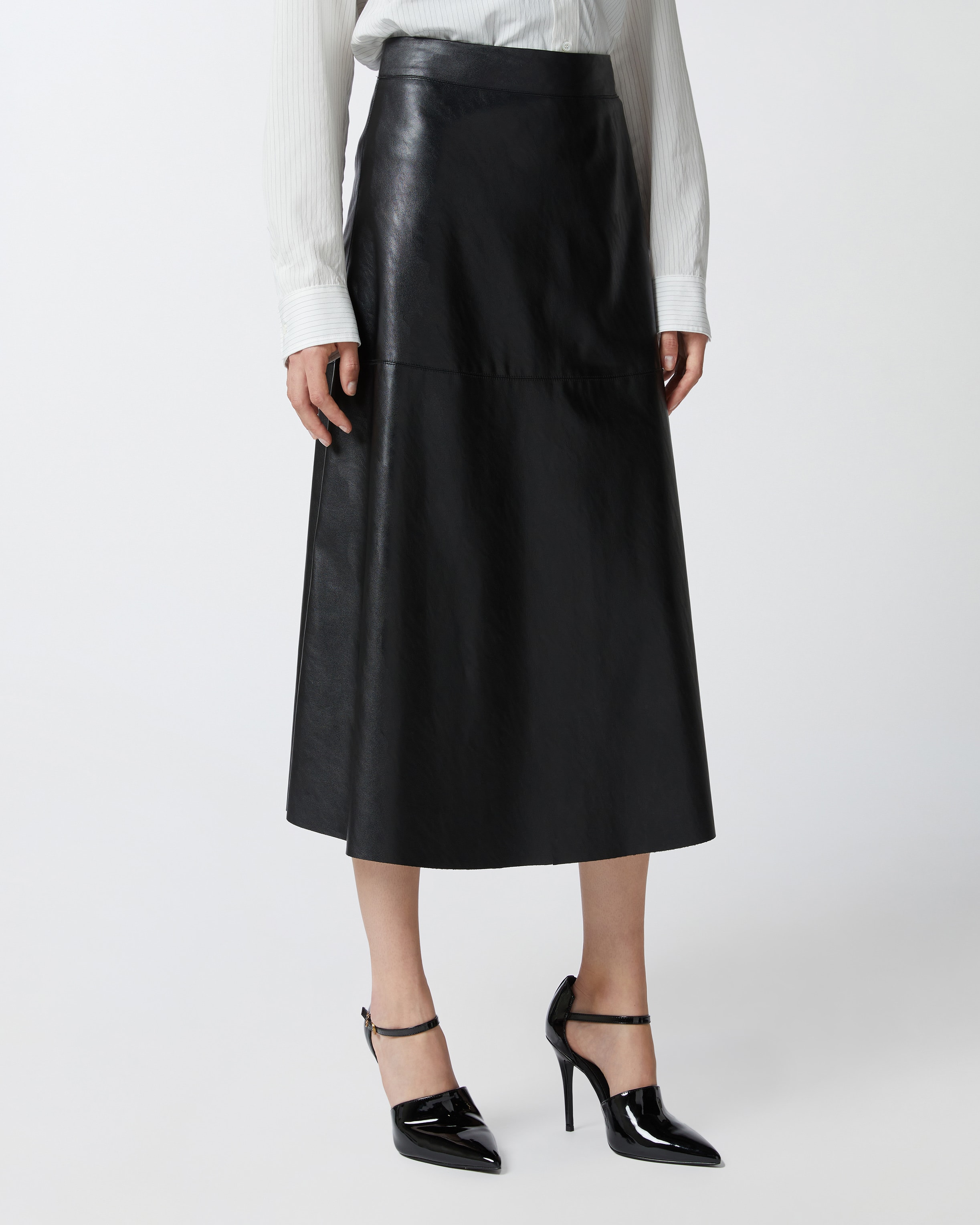 Gonna midi effetto pelle Pinko Acquista Online