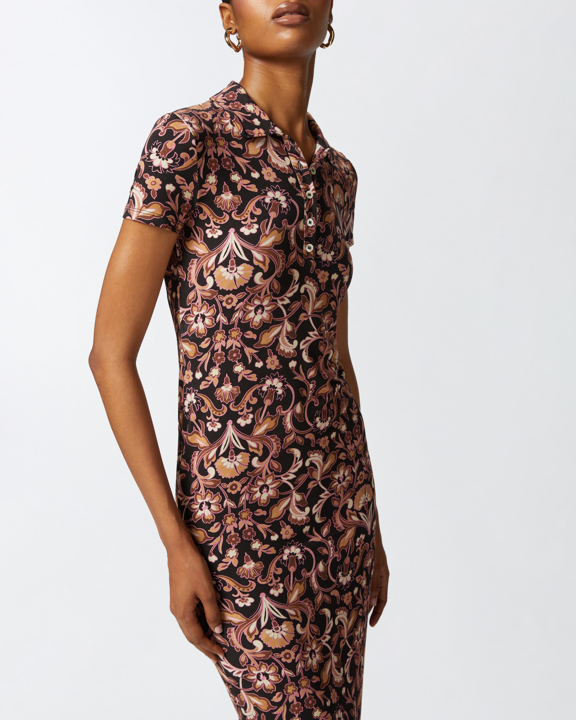 Pinko abito lungo a fiori best sale