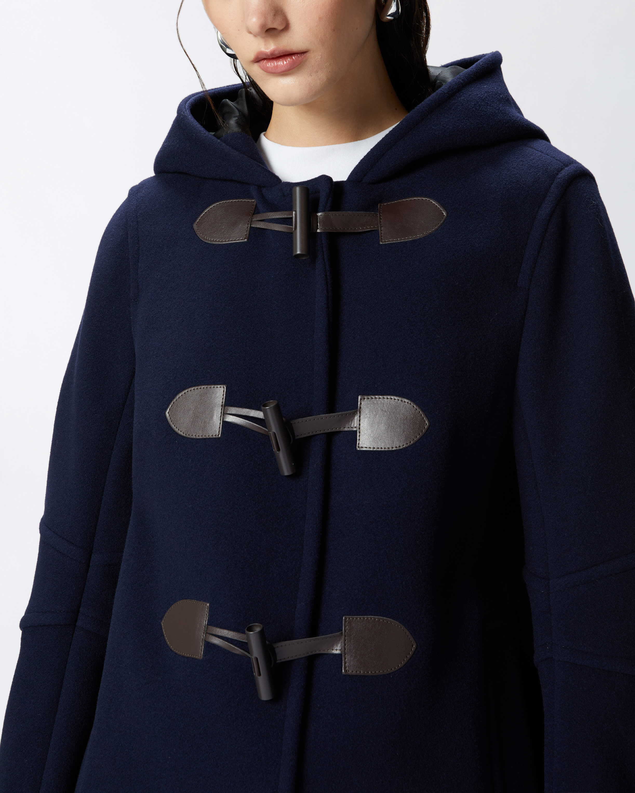 Manteau court esprit duffle coat avec brandebourgs PINKO Achete en ligne