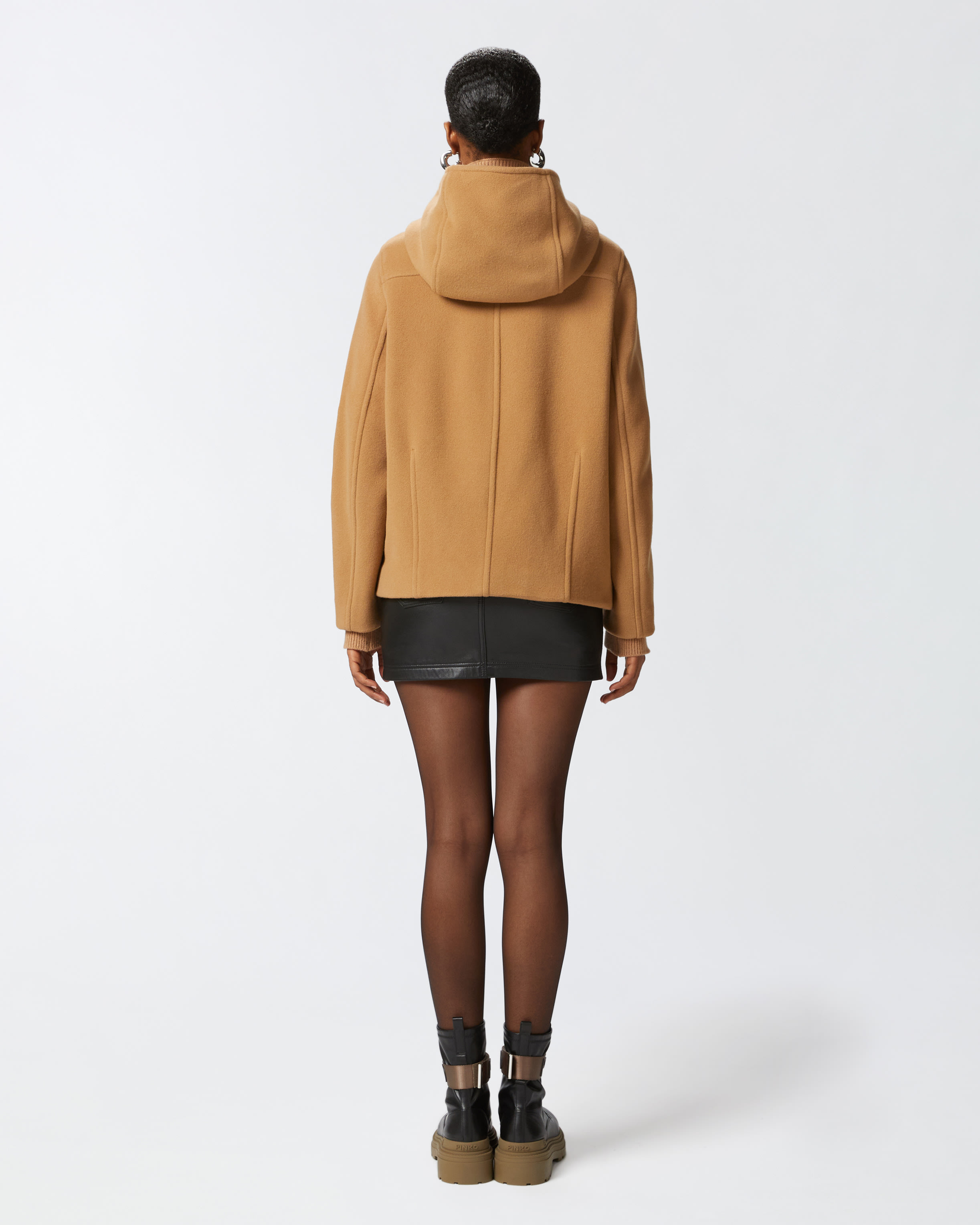 Short duffle coat with toggles PINKO Shop Online