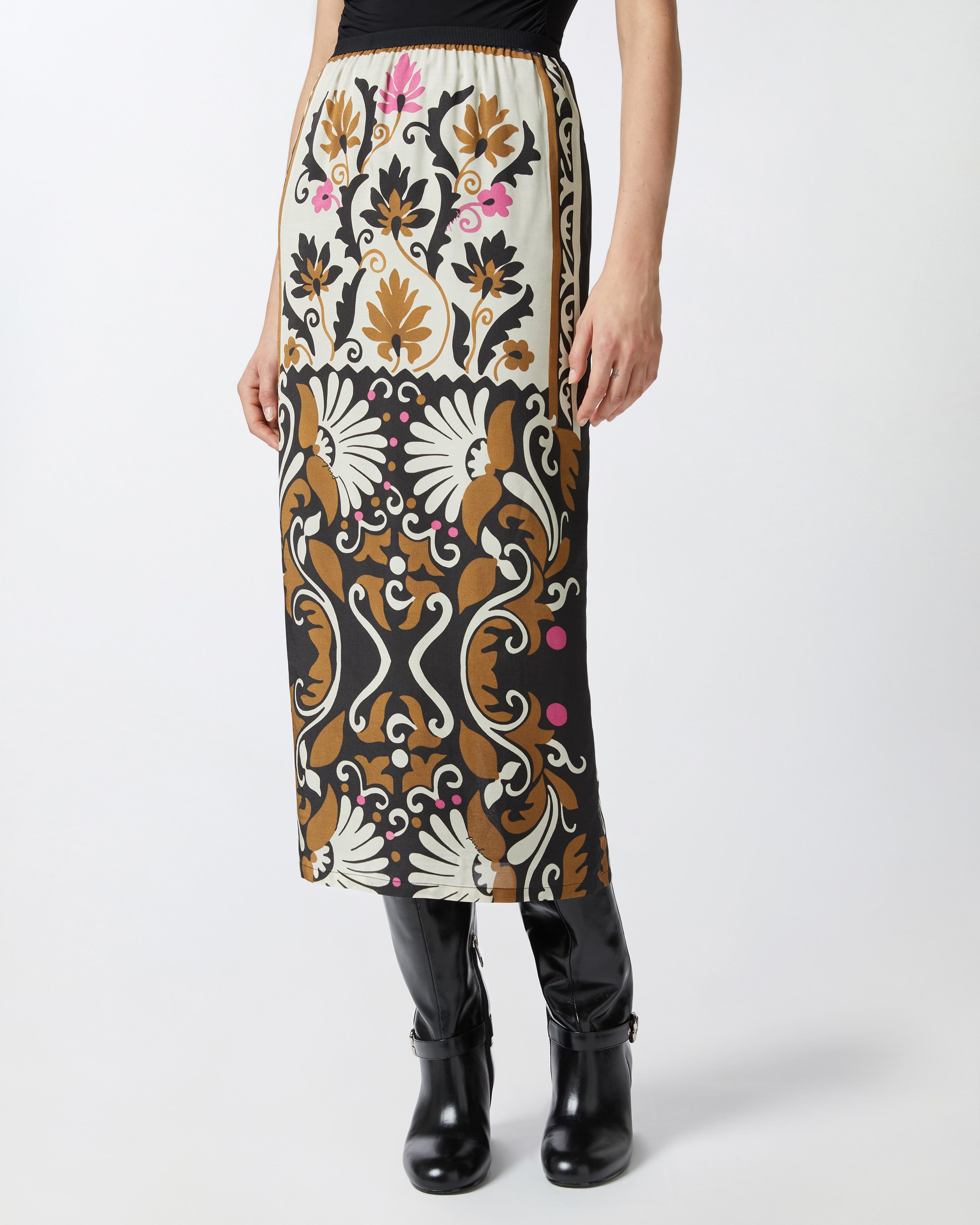 Pinko floral pencil skirt shop