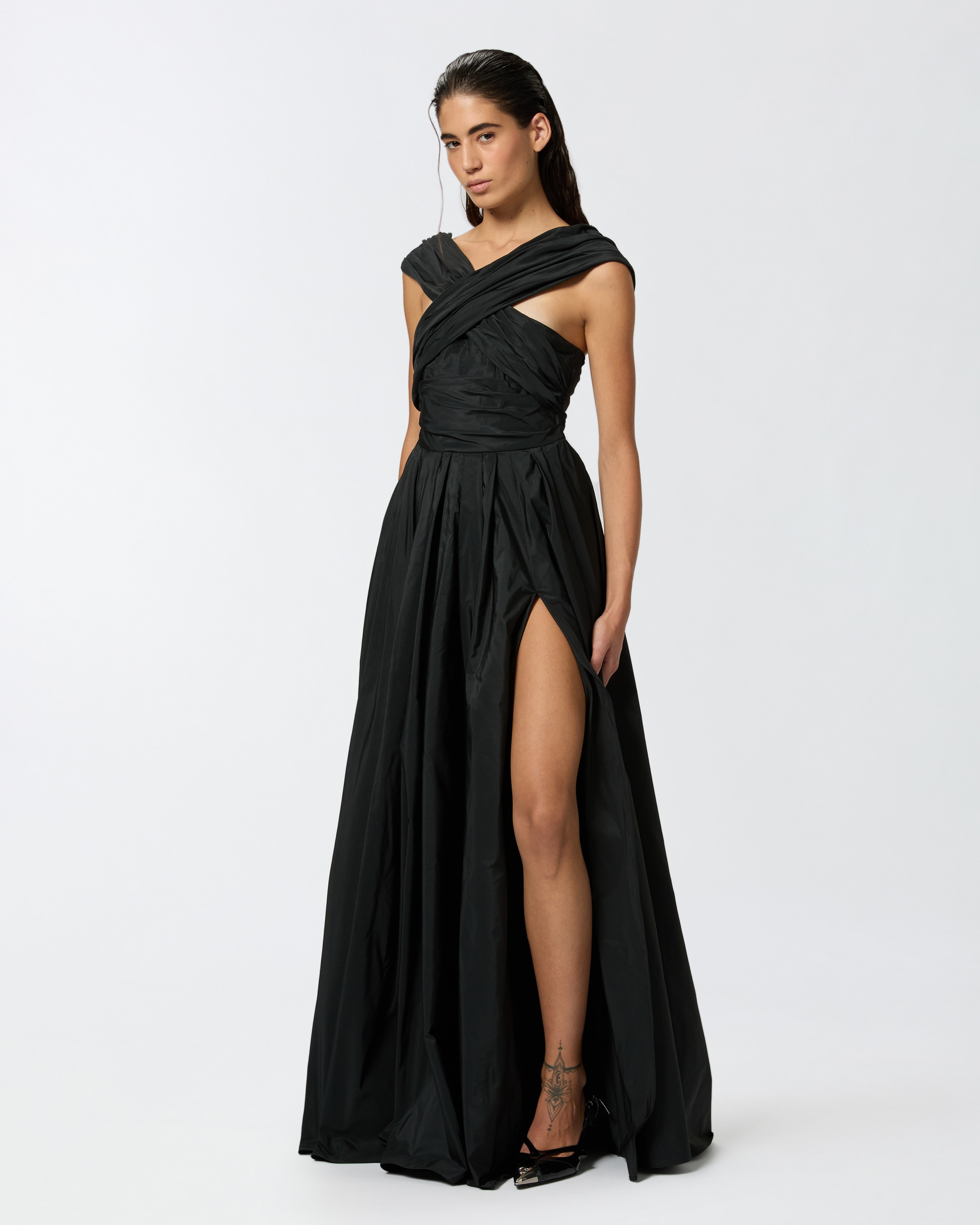 Jupe longue soirée taffetas new arrivals
