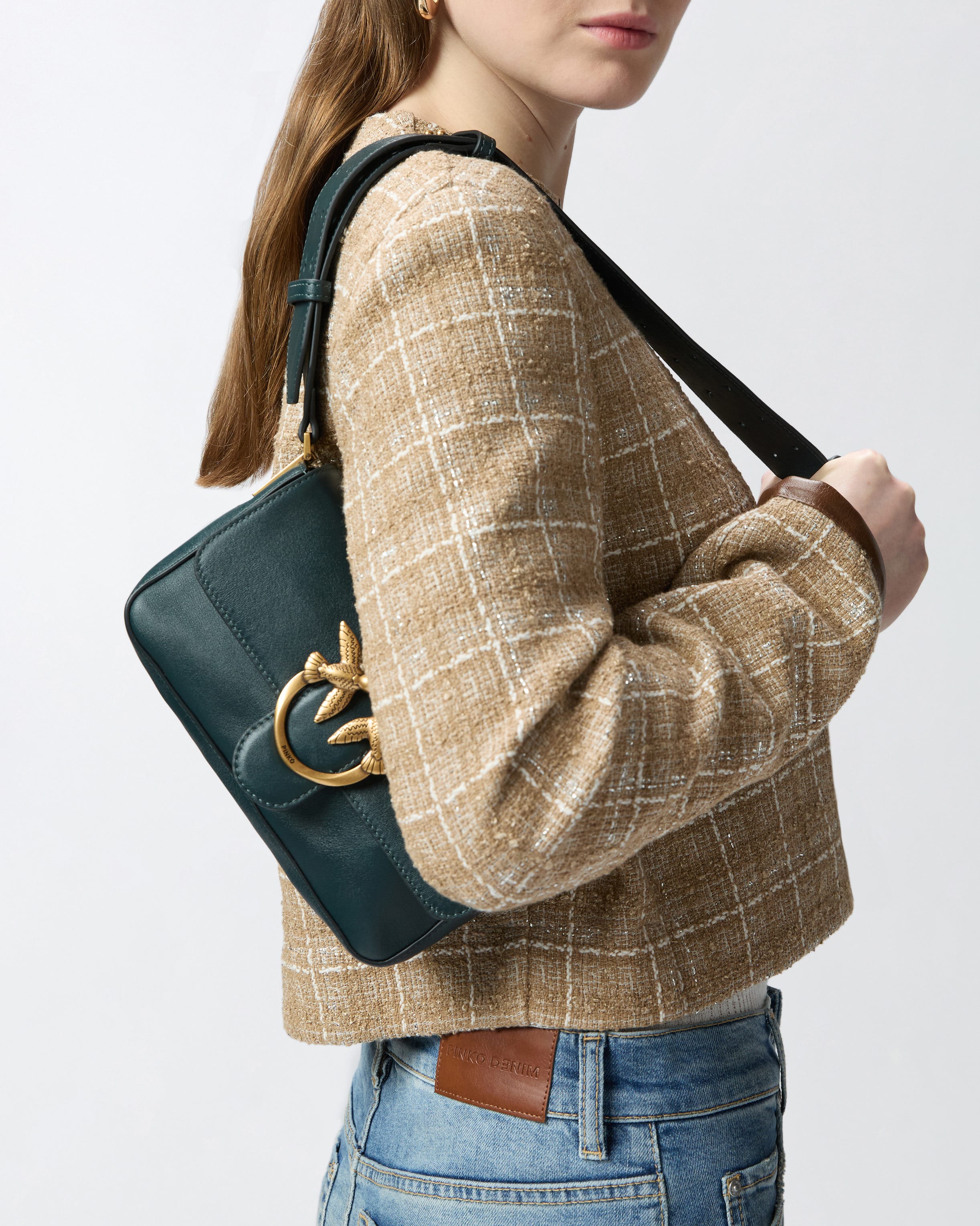 ショルダーバッグ・ポシェット PINKO MINI LOVE BAG SOFT CROSSBODY BAG IN LEATHER Mini Love Bag soft shoulder bag in leather PINKO → Shop Online