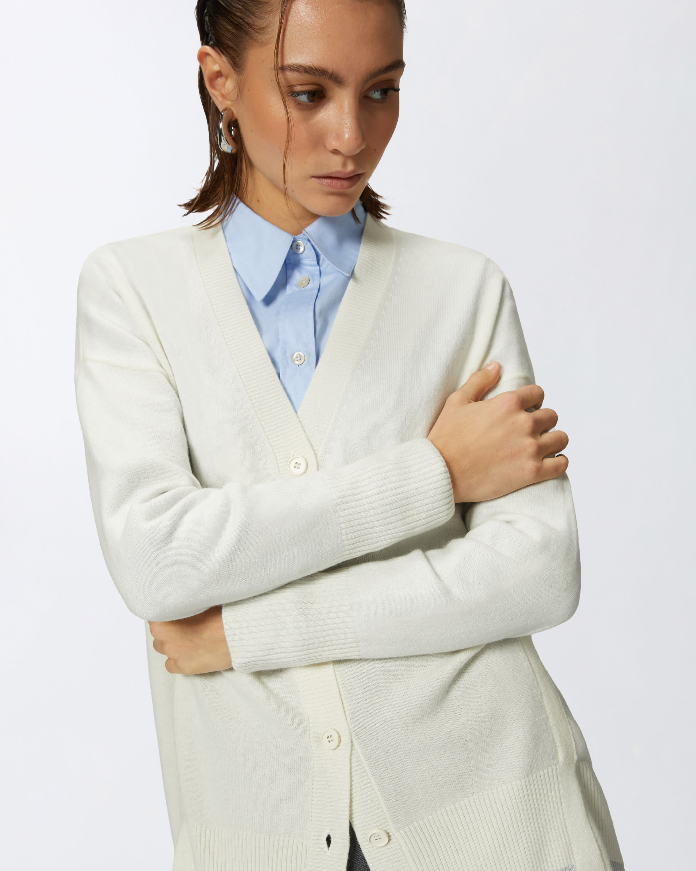White formal cardigan online