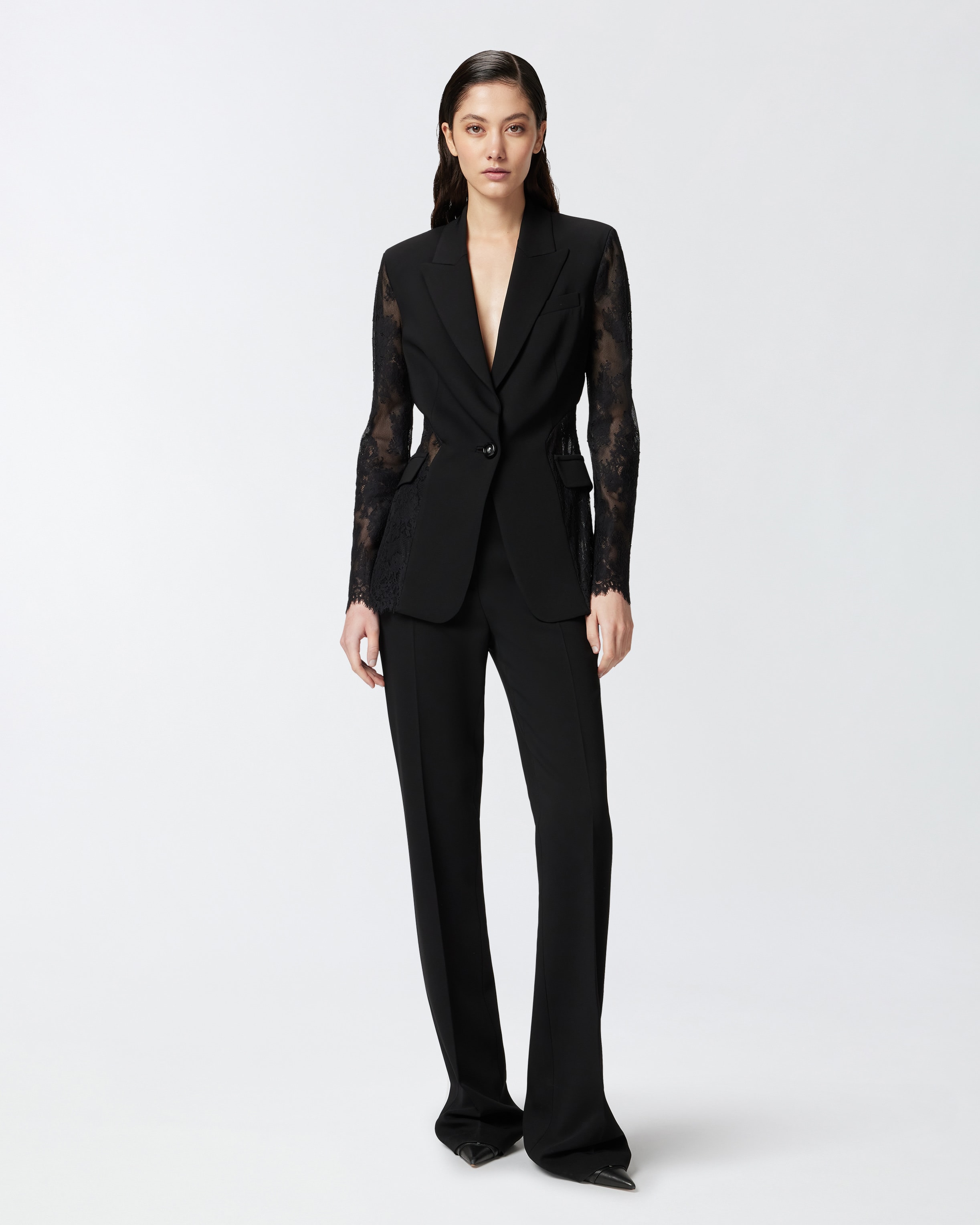 ジャケット Pinko UMBRELLA SINGLE-BREASTED BLAZER WITH BACK STRAP PINKO SINGLE-BREASTED BLAZER WITH BACK STRAP | REVERSIBLE
