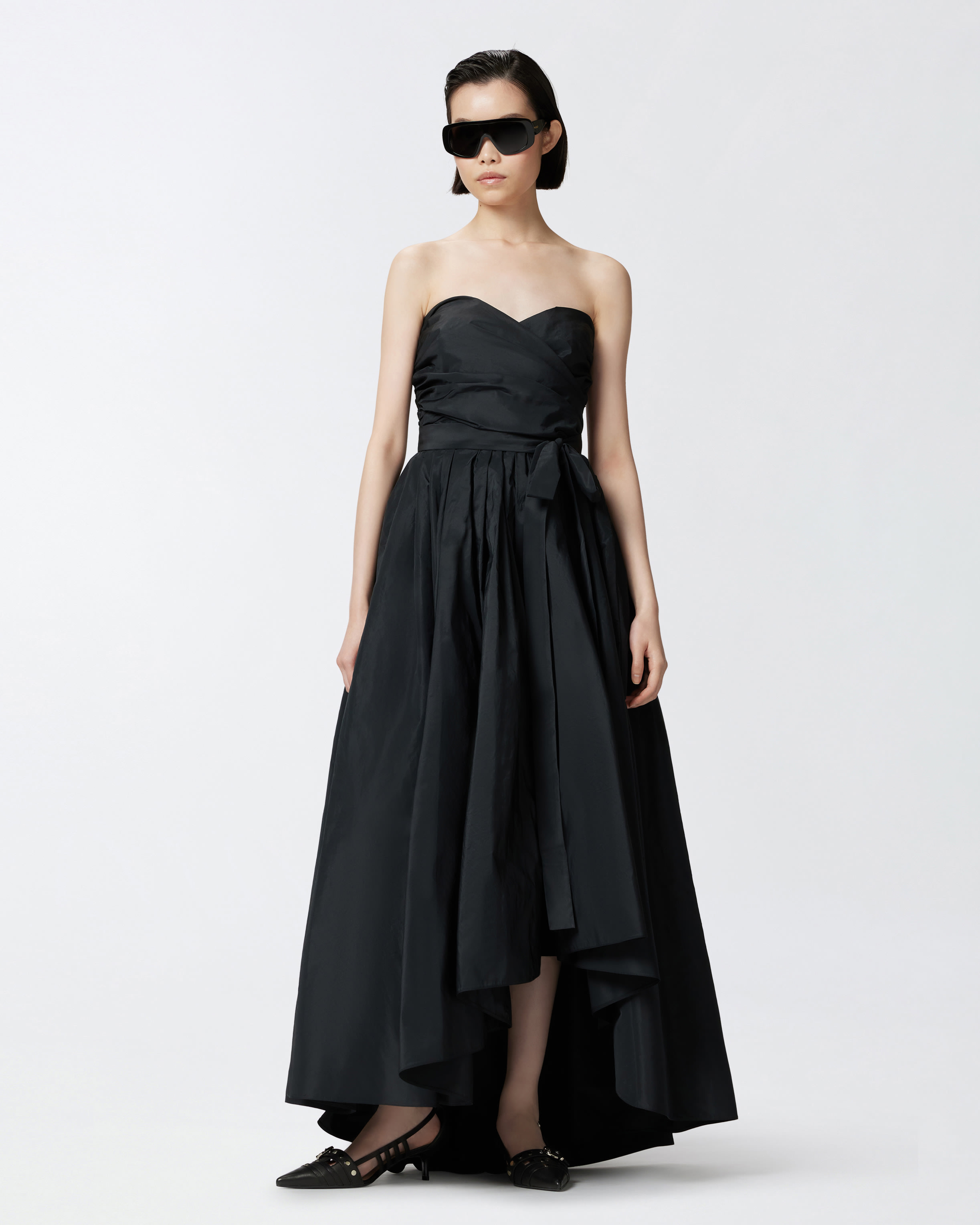 パーティードレス PINKO 104960A2DNNI4 Dresses PINKO Panelled Maxi Dress | Brown | FARFETCH