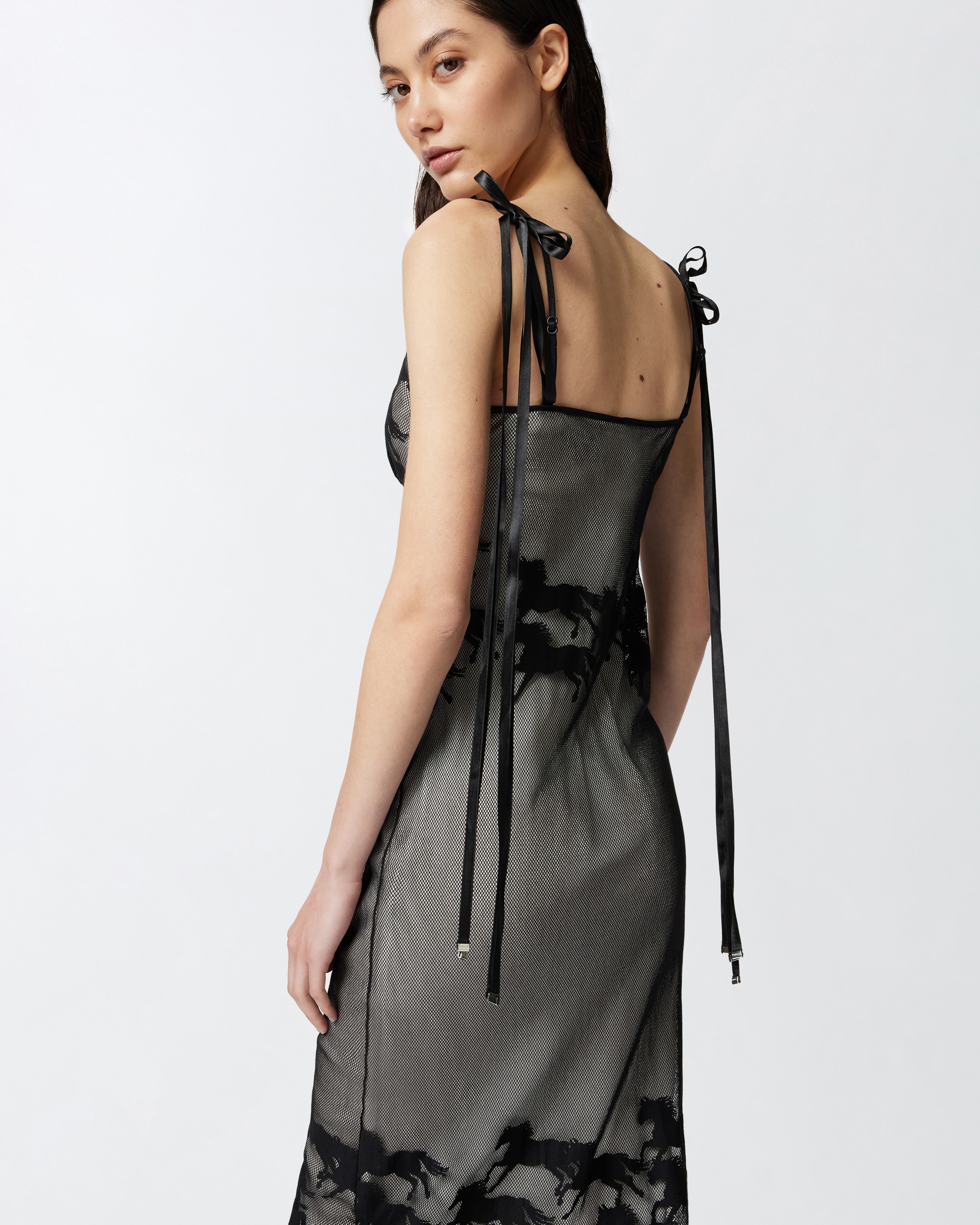 Reimagine by PINKO X Patrick McDowell sheer midi dress with