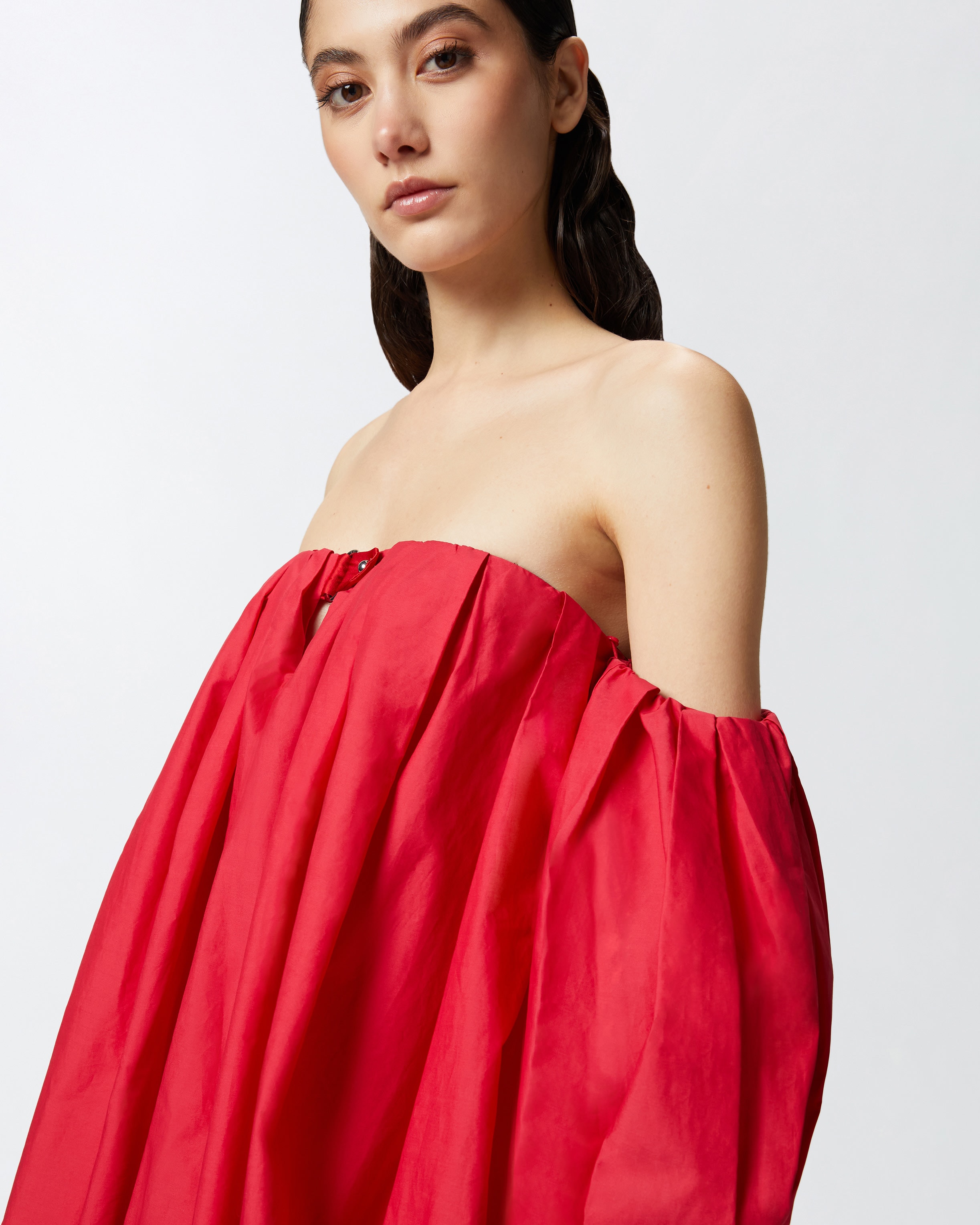 【関税&送料込】Pinko Cadric Pleated Poplin Mini Balloon Ski Pleated poplin mini balloon skirt PINKO → Shop Online