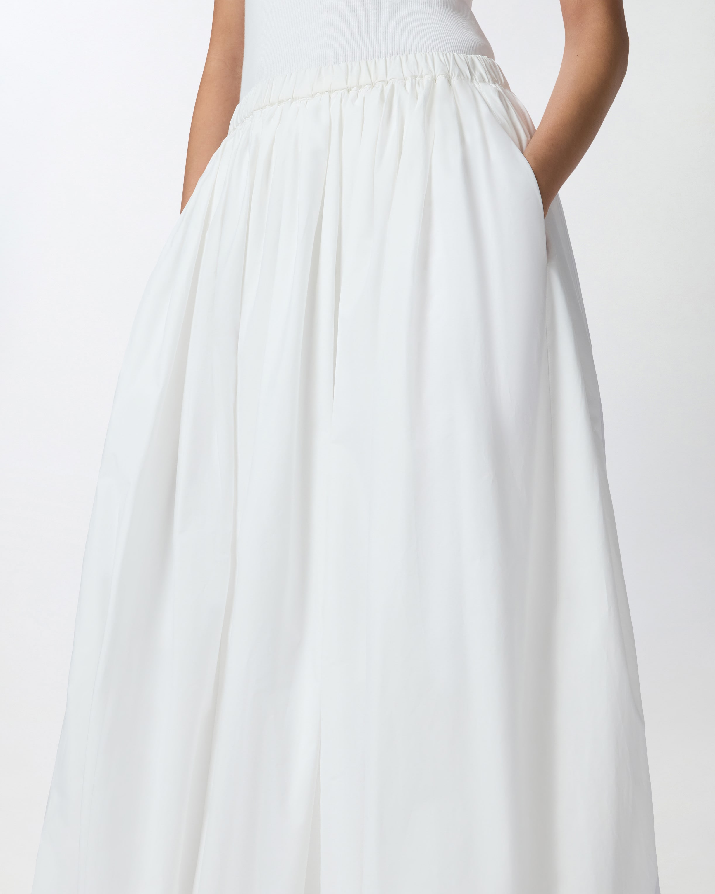 【BAON】Kitsuna Banding Balloon Long Skirt KAFFE Kastine Maxi Balloon Skirt | VANCOUVER, CANADA – SIISTA