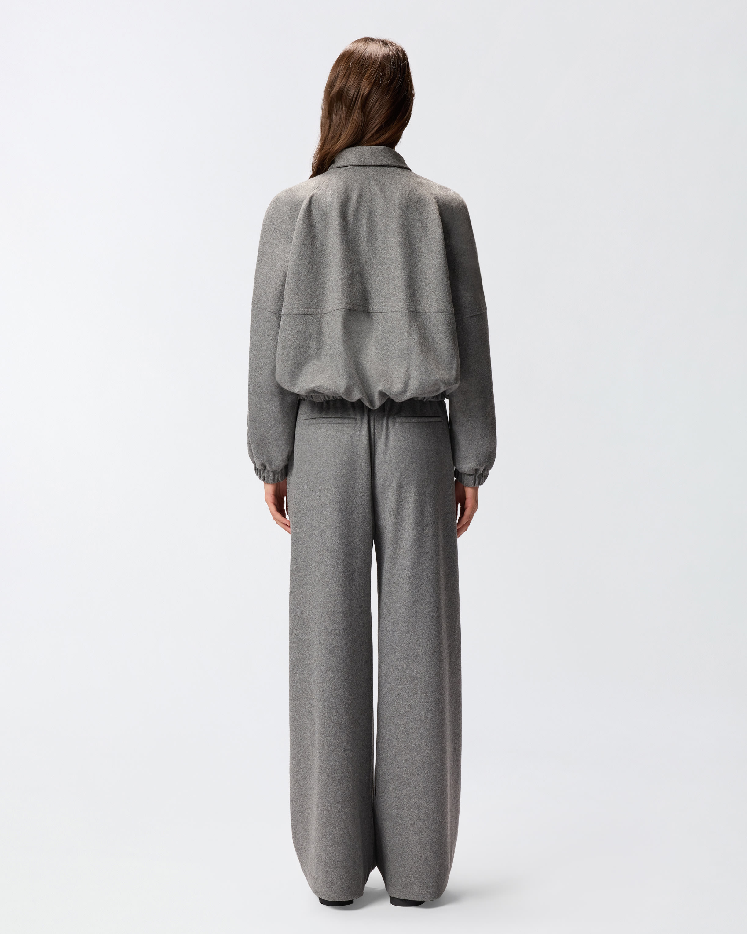 PINKO羊毛混纺拉链飞行夹克→在线购买