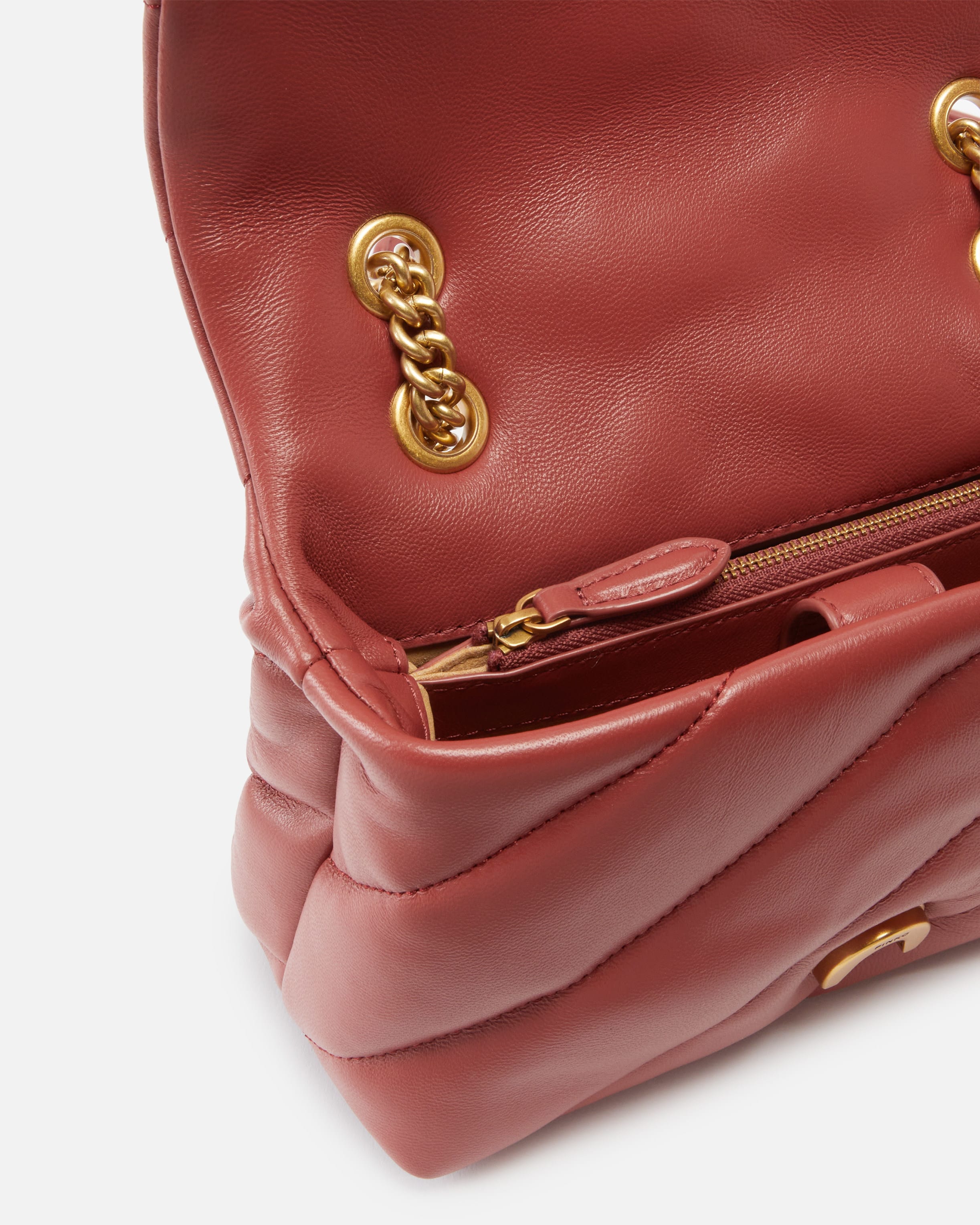 Pinko mini love bag red sales