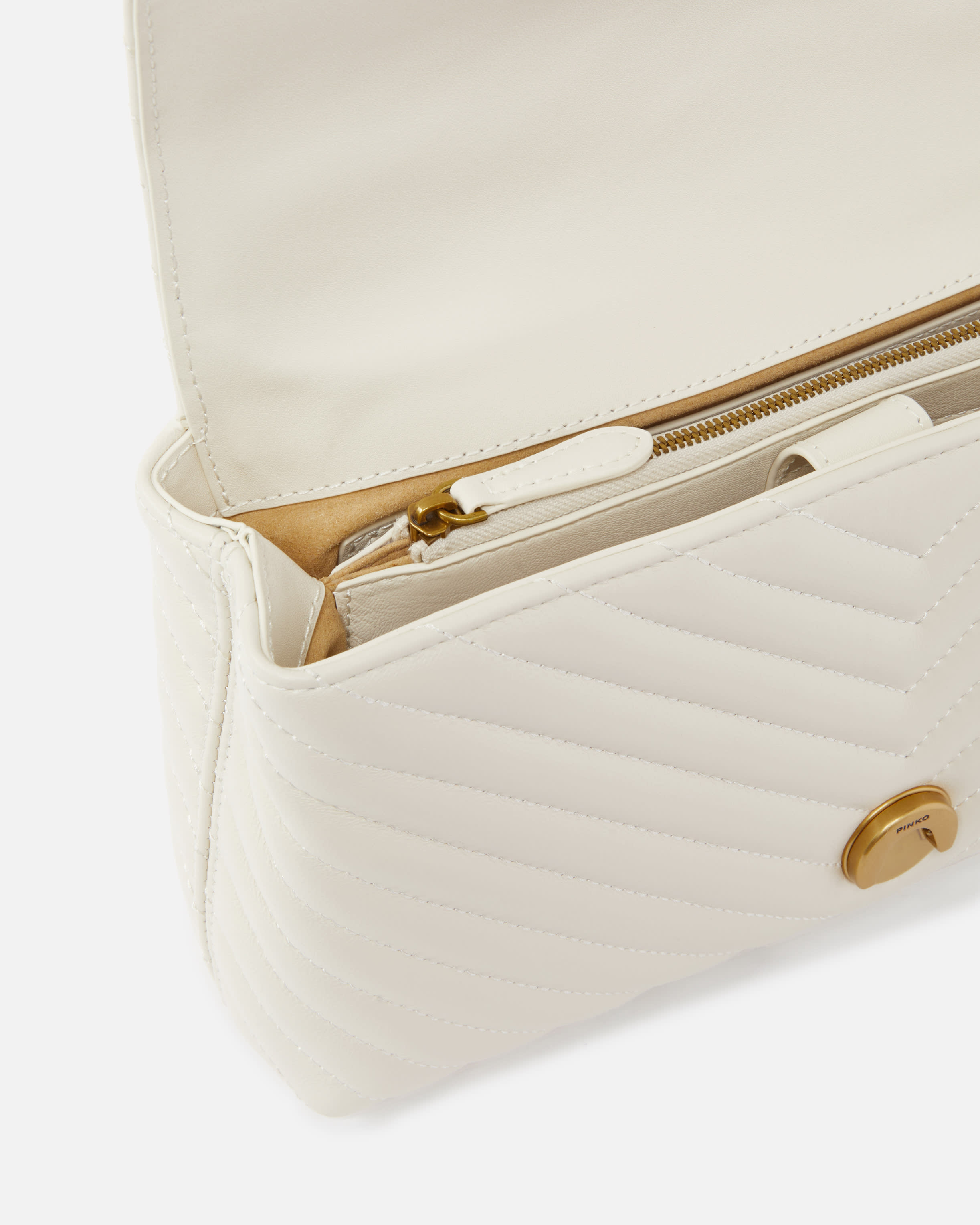 Classic Lady Love Bag Puff Chevron PINKO → Shop Online