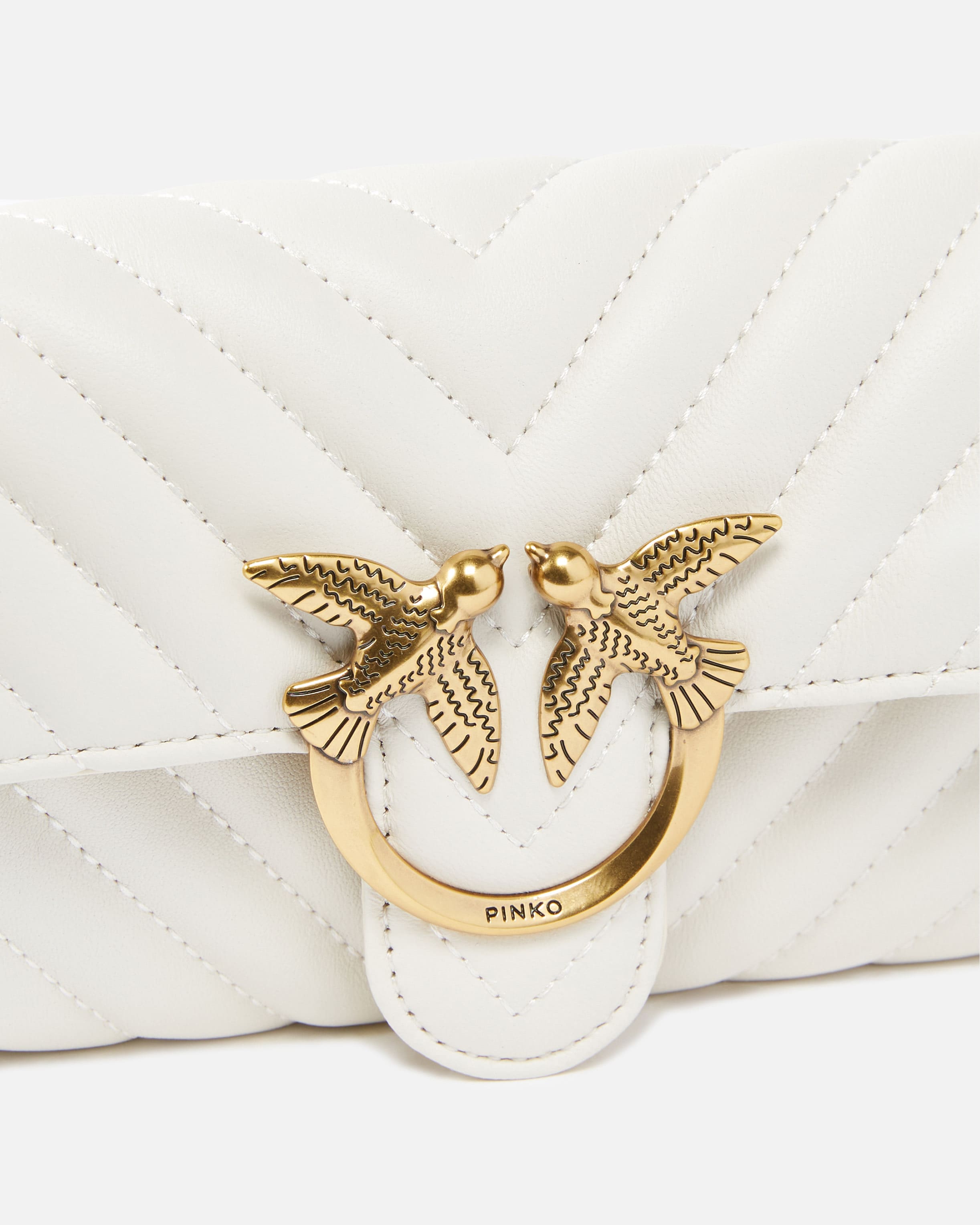 Cartera Love Bag One Wallet Chevron PINKO Compra en linea