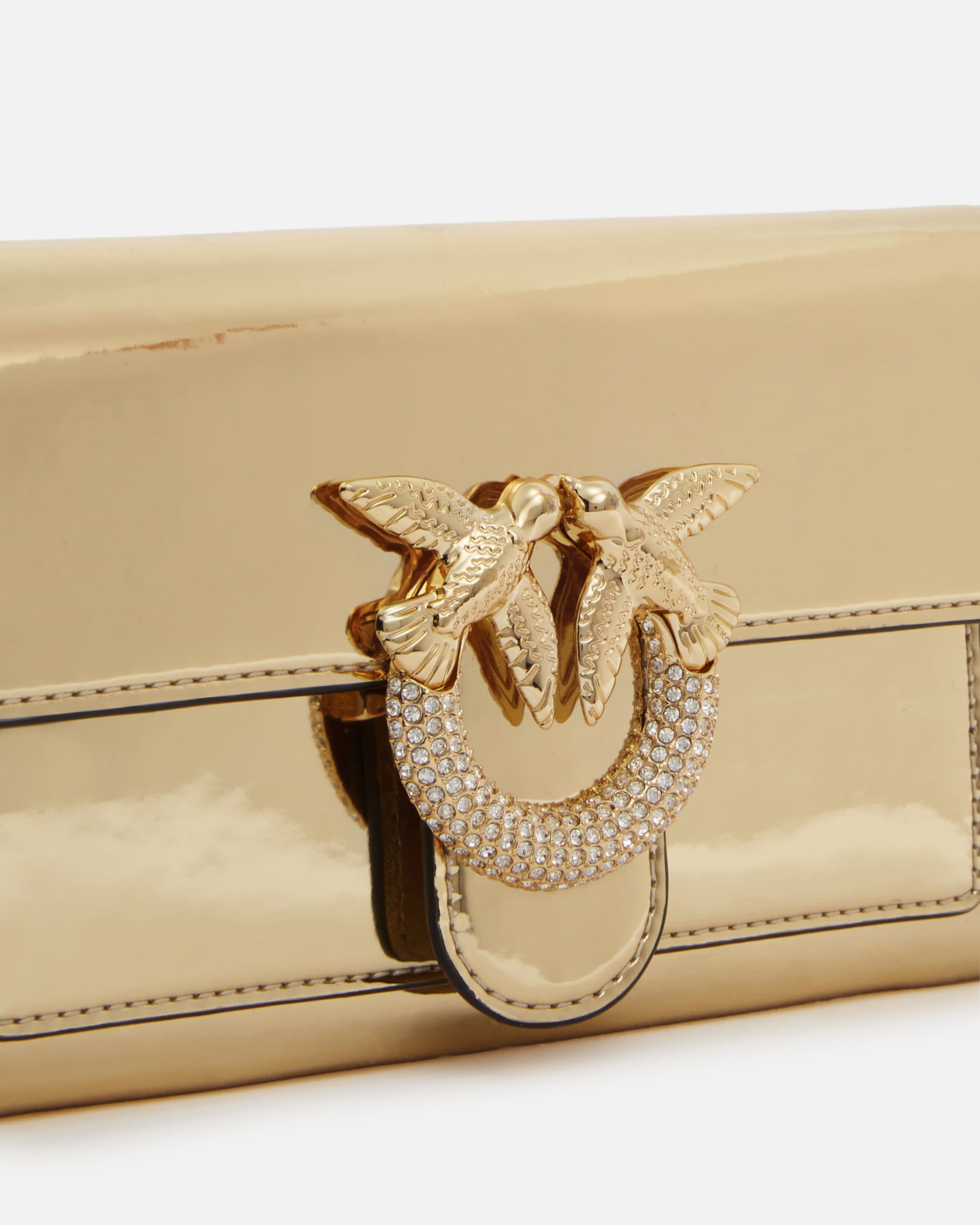Portafoglio Love Bag specchiato con tracolla Pinko Acquista Online