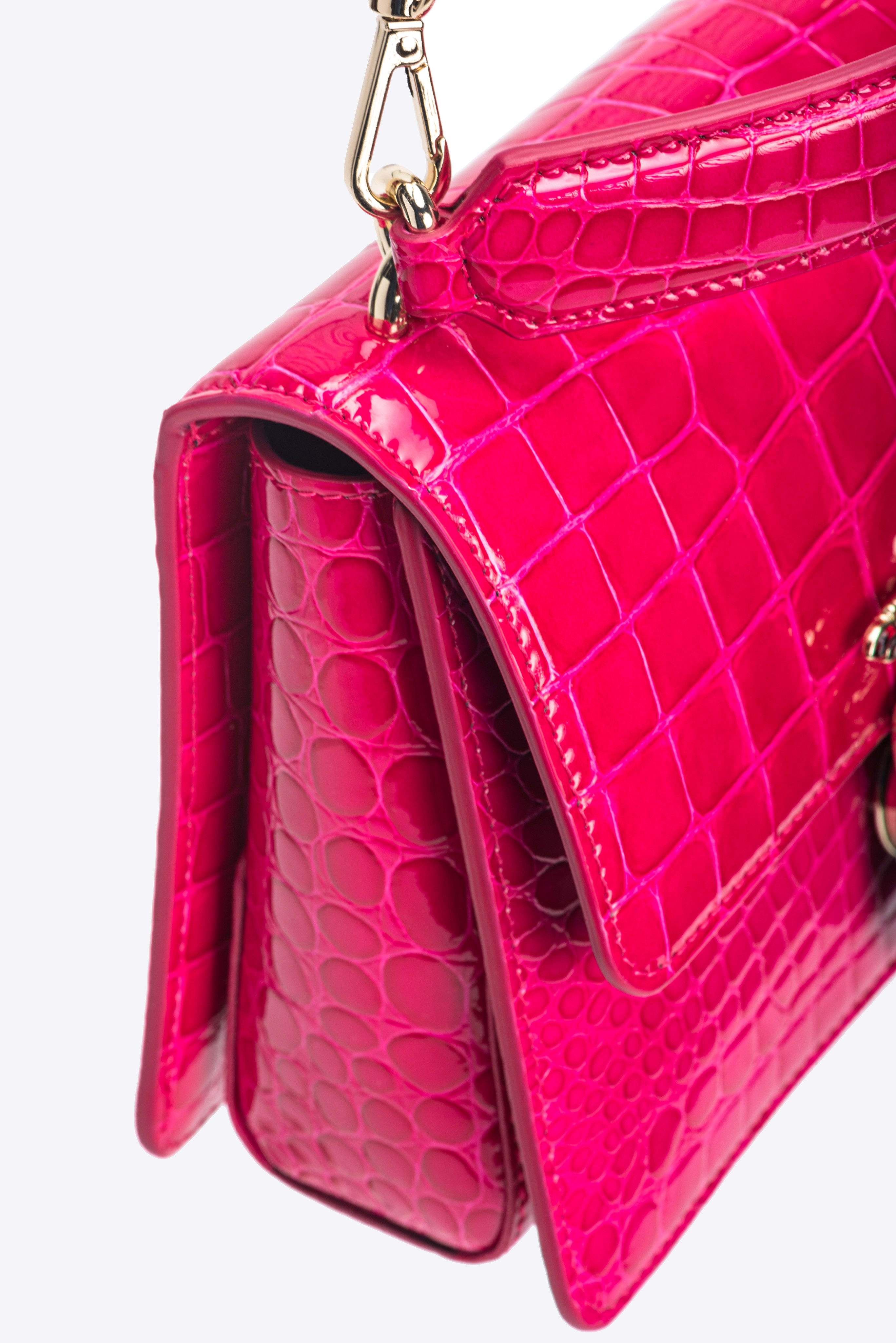PINKO Galleria Mini Love Bag One Top Handle Light in shiny PINKO Galleria Mini Love Bag One Top Handle Light in shiny