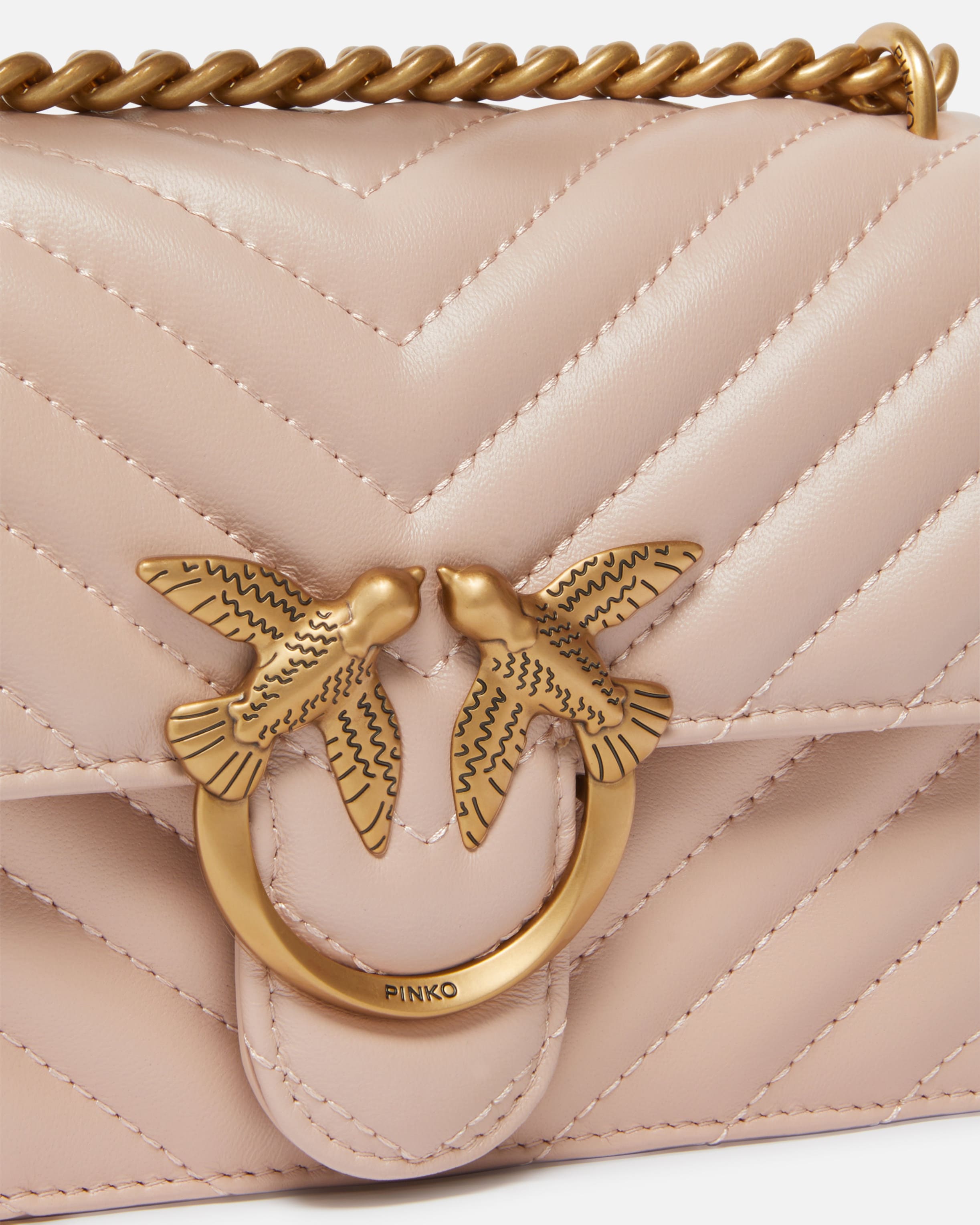 Pinko mini love chevron hot sale