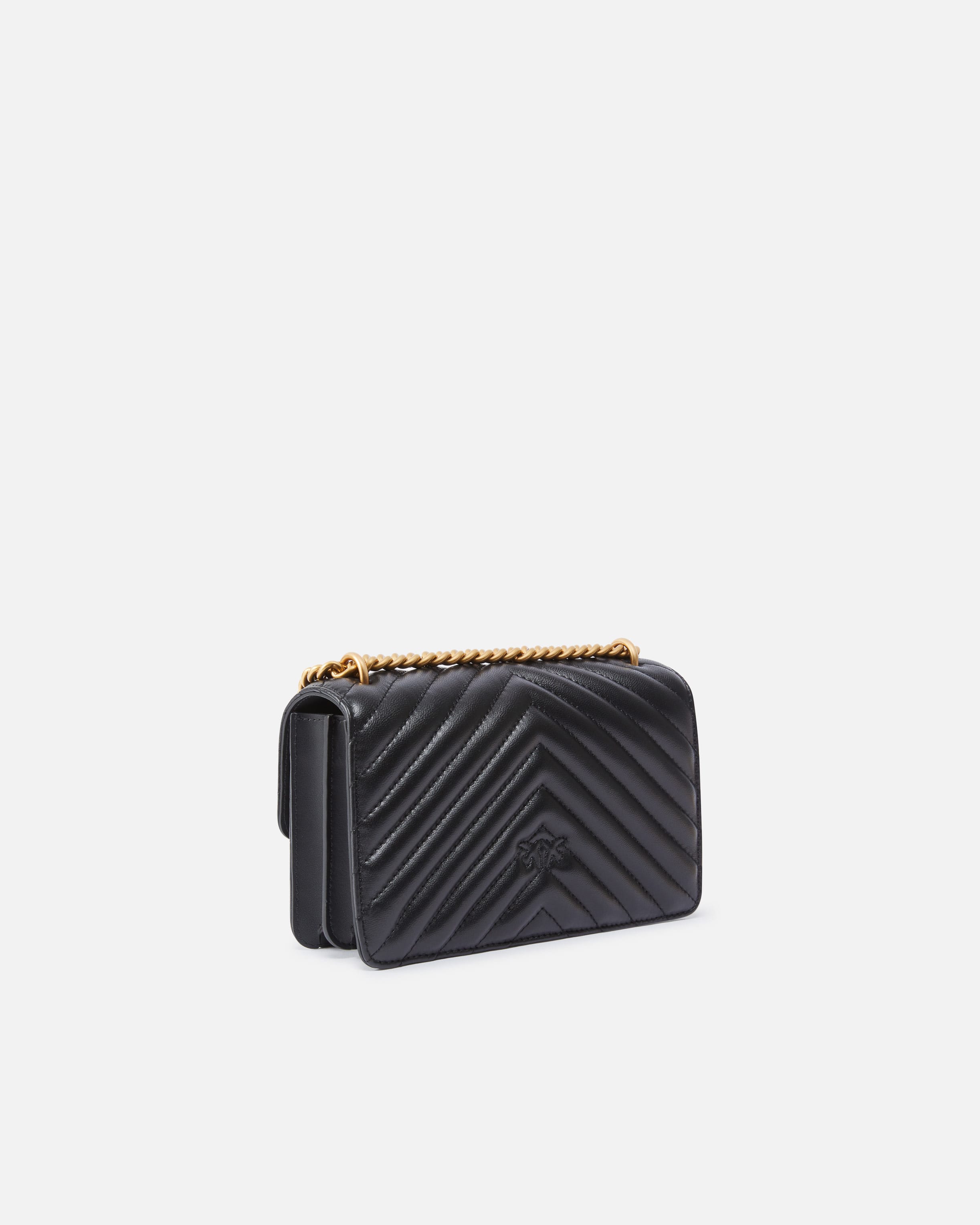 Chevron quilted mini love shoulder bag sale