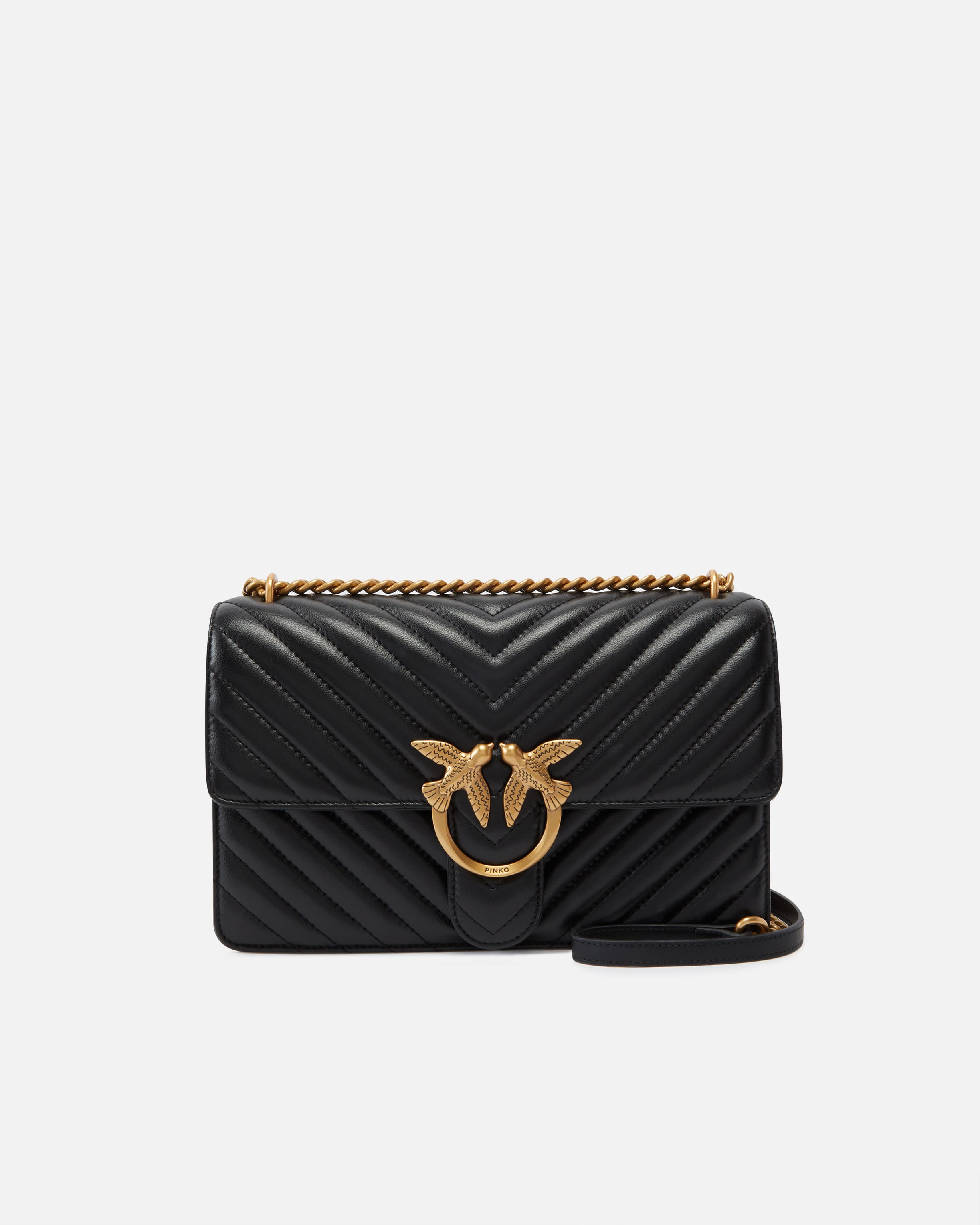 Chevron quilted love crossbody best sale
