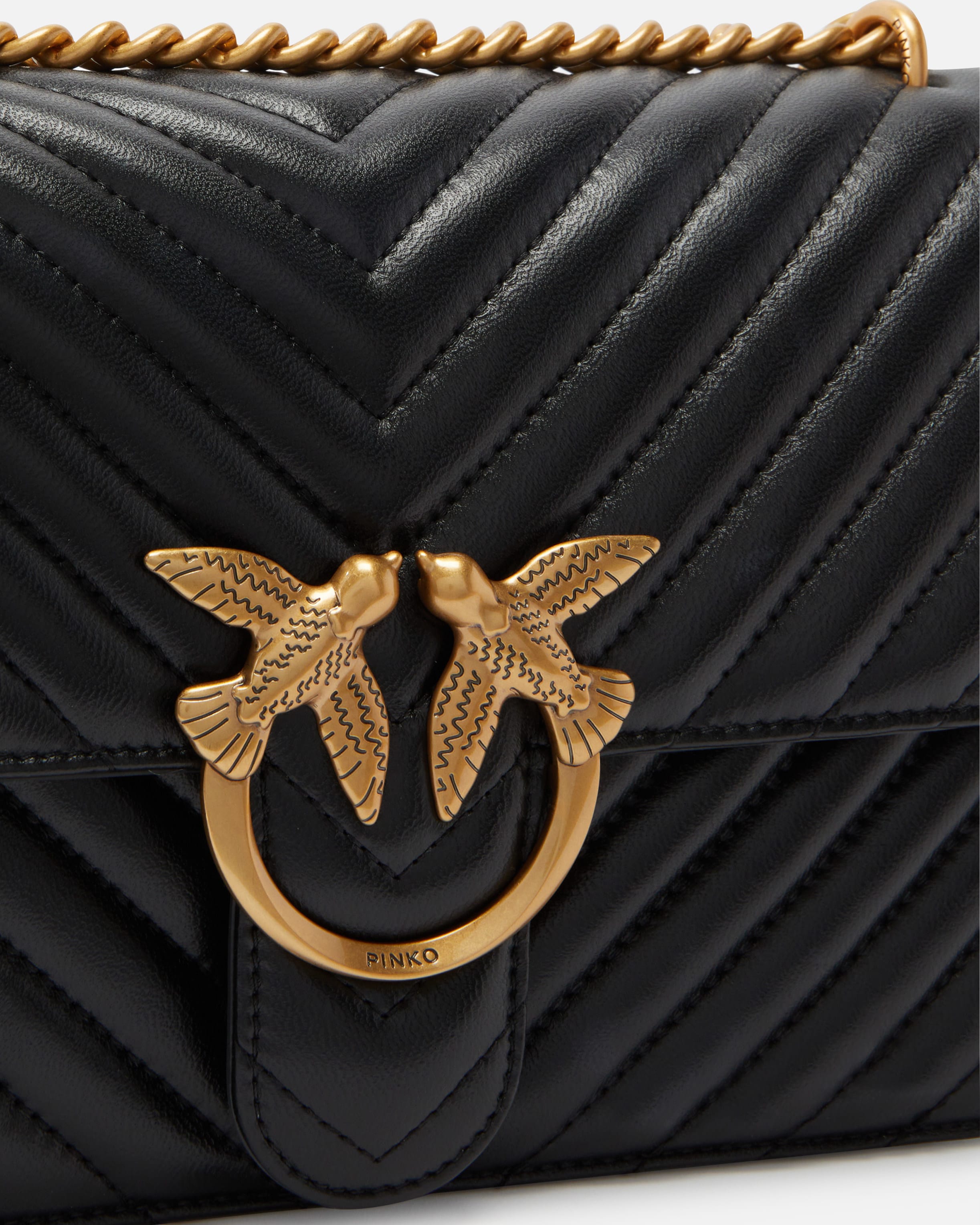 Classic Love Bag One Chevron PINKO Compra en linea